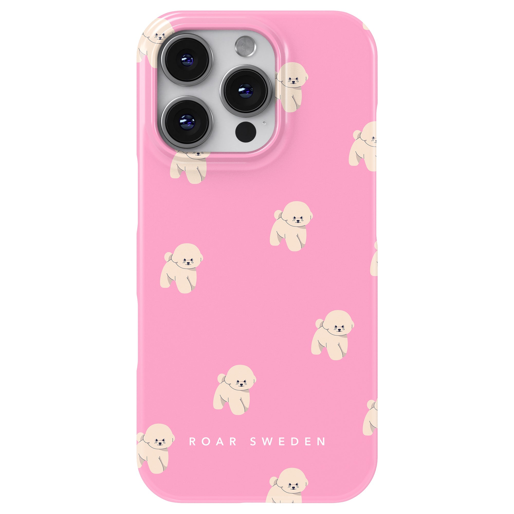 Slim mobilskal – Pink Bichon