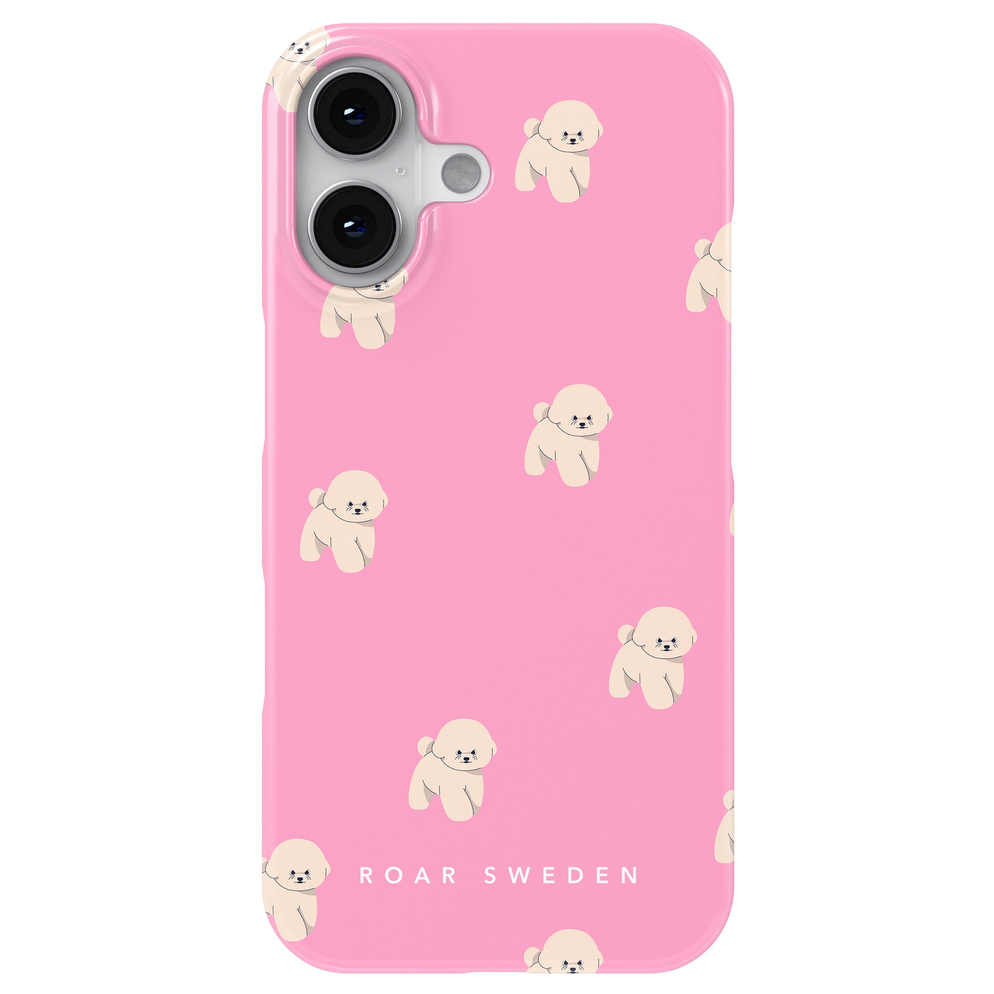 Slim mobilskal – Pink Bichon
