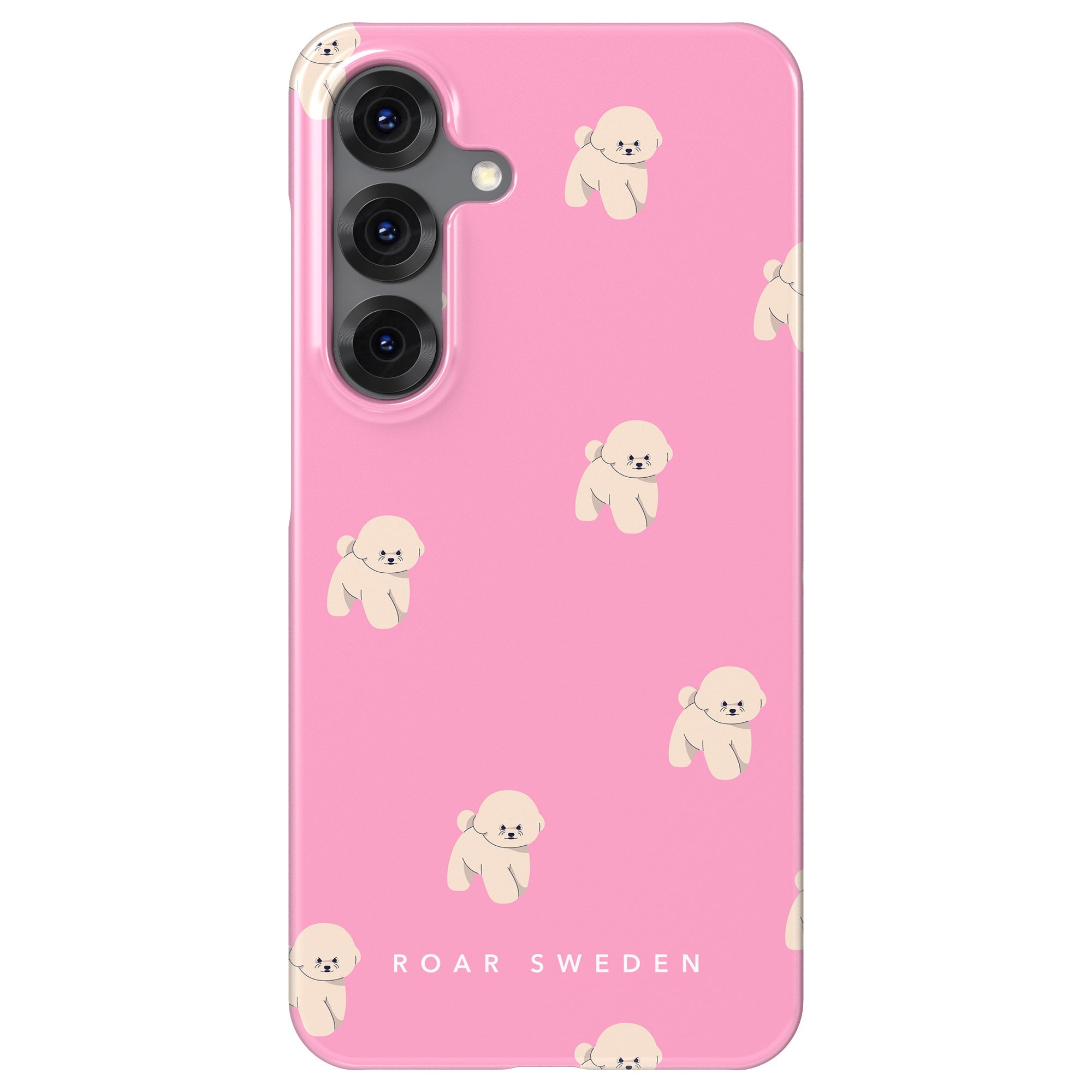 Slim mobilskal – Pink Bichon
