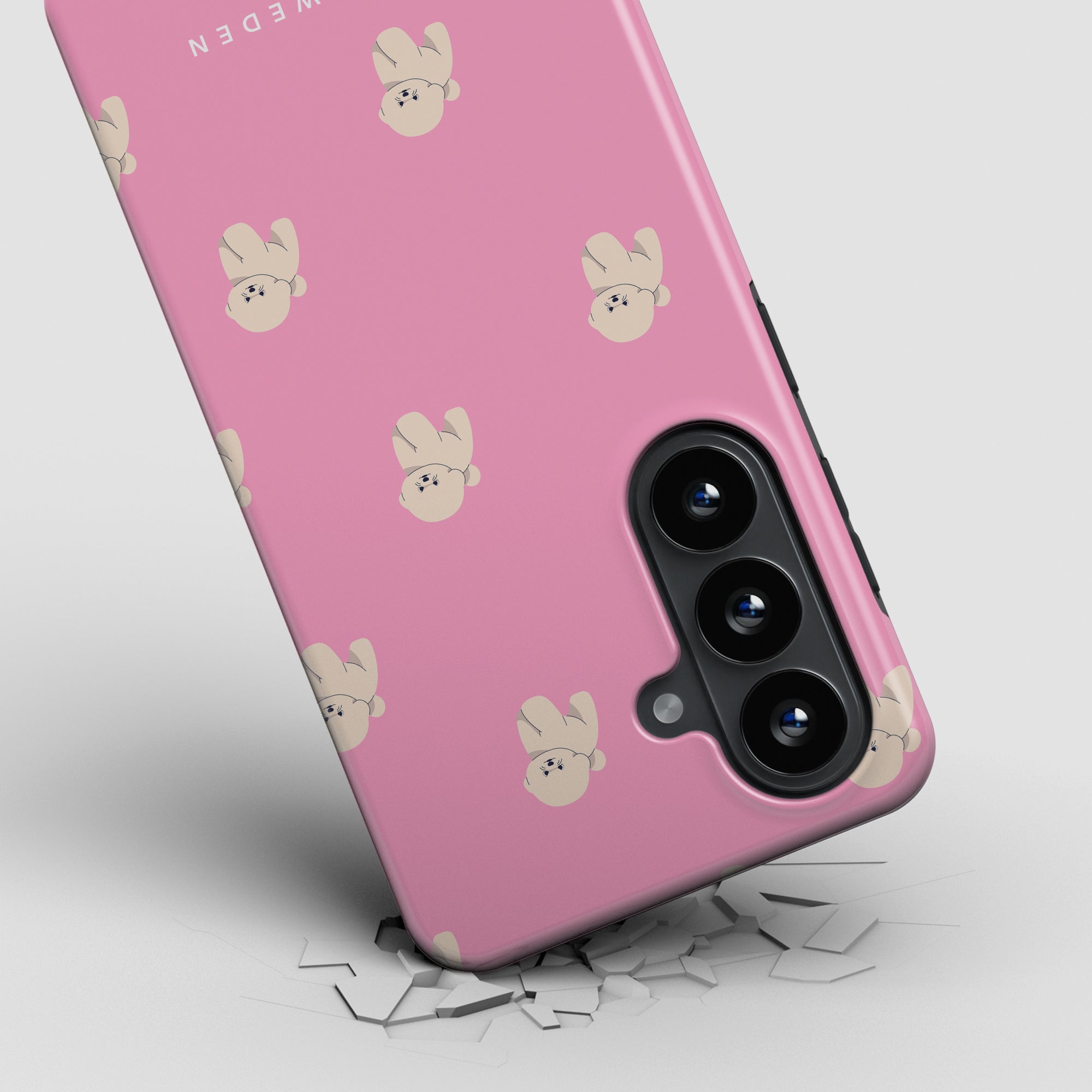 Pink Bichon - Magnetic Tough Phone Case - Roar Sweden