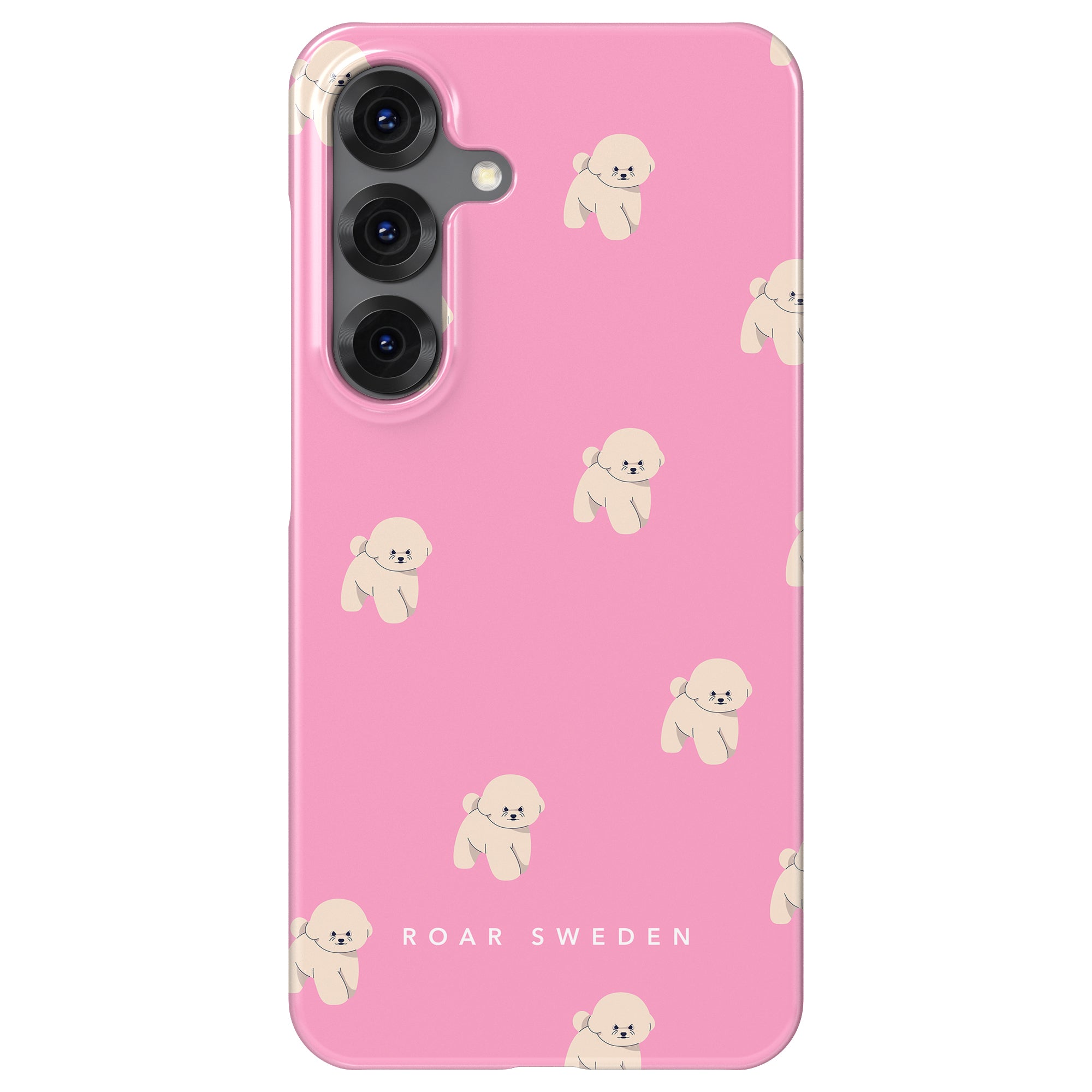 Slim mobilskal – Pink Bichon