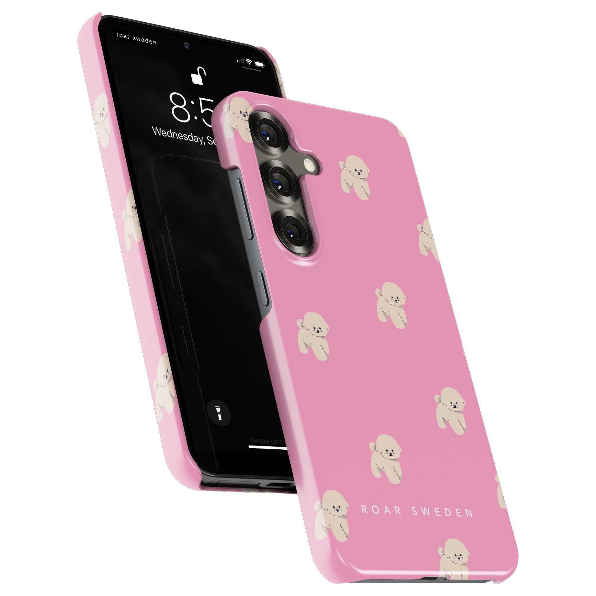 Pink Bichon - Slim case - Roar Sweden