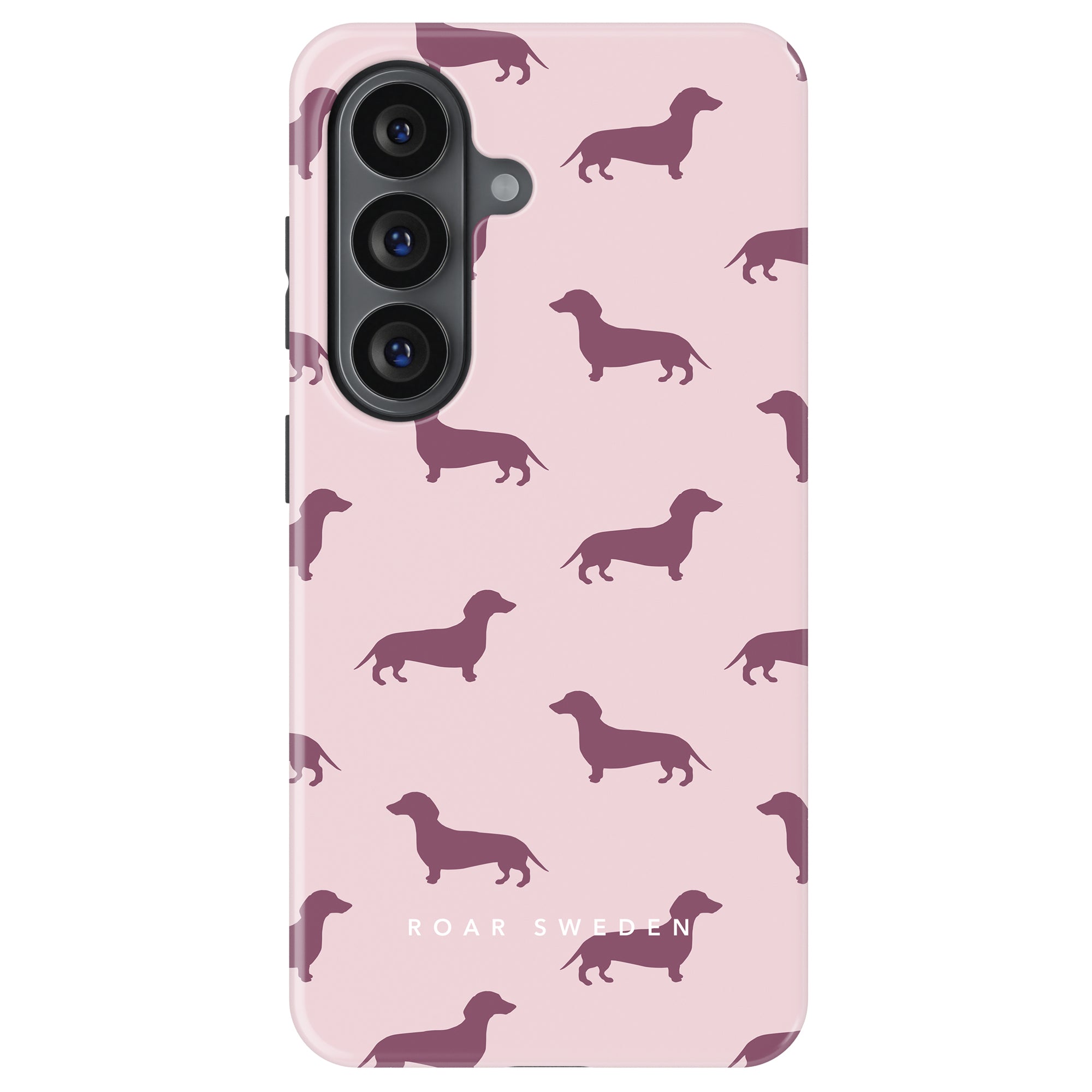 Pink Dachshund - Magnetic Tough Phone Case - Roar Sweden