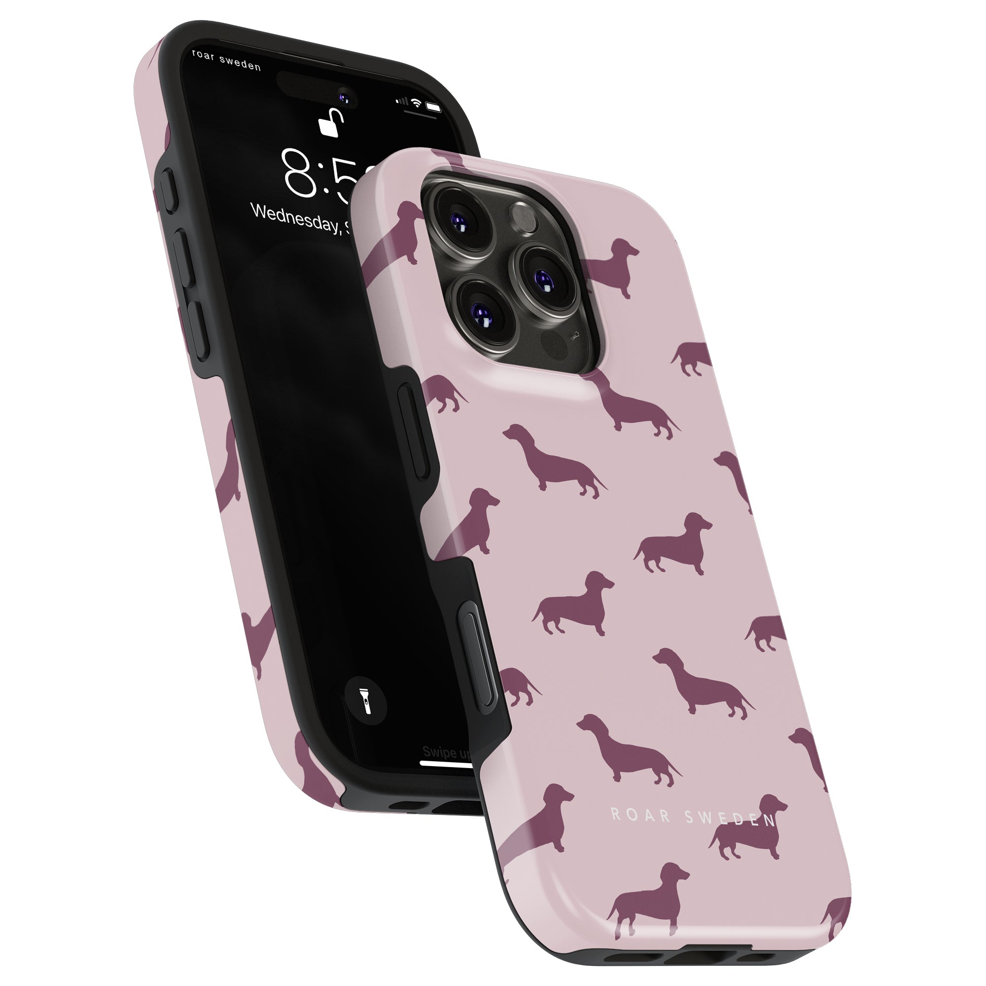 Pink Dachshund - Tough Case - Roar Sweden