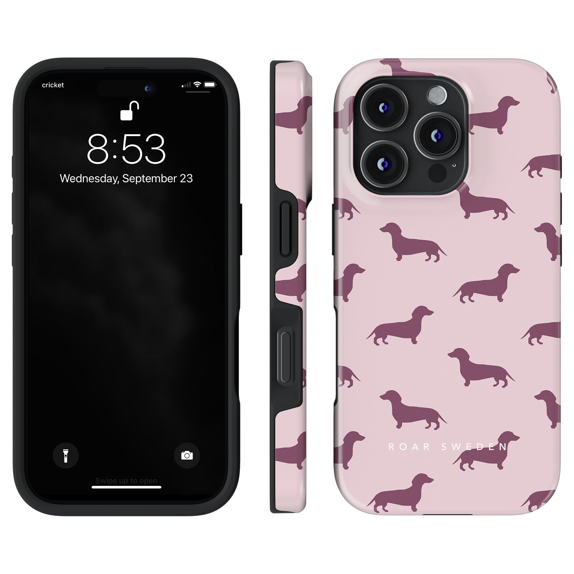 Pink Dachshund - Tough Case - Roar Sweden