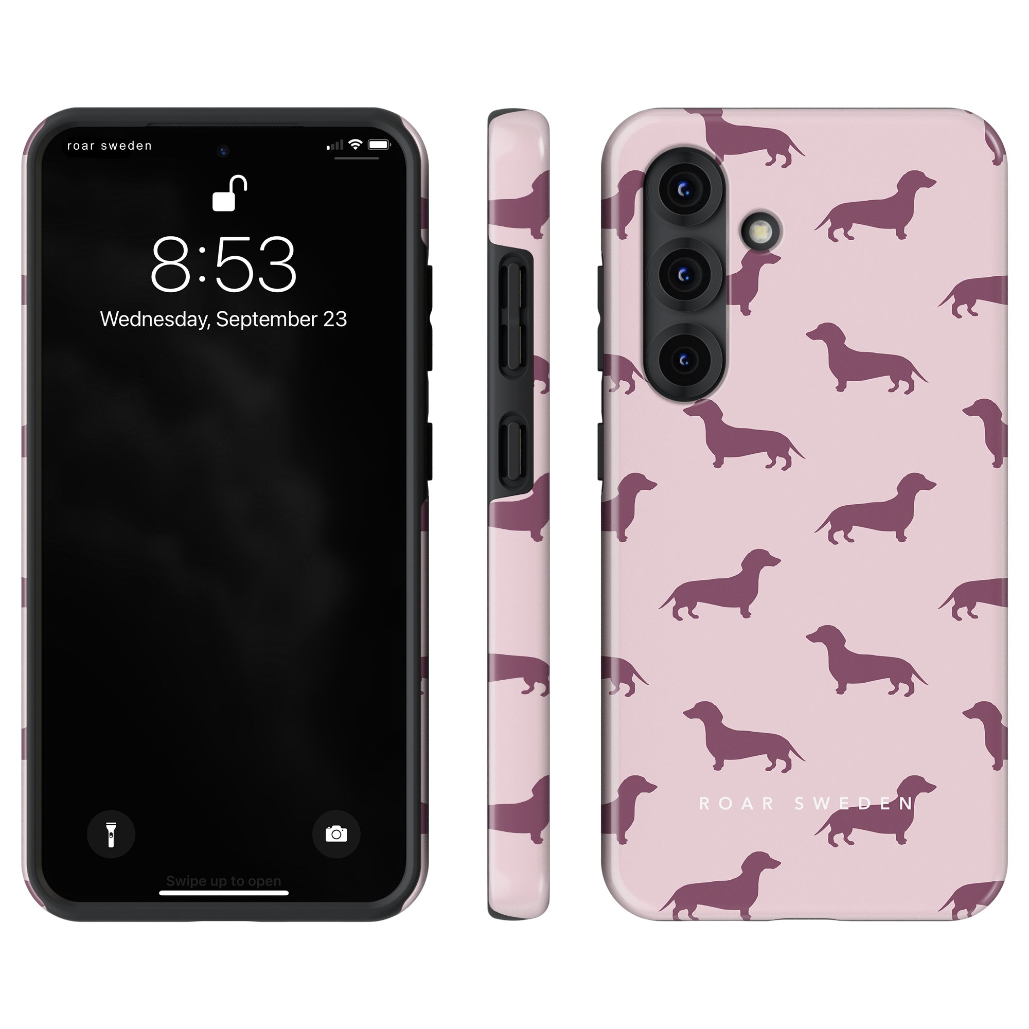 Pink Dachshund - Tough Case - Roar Sweden