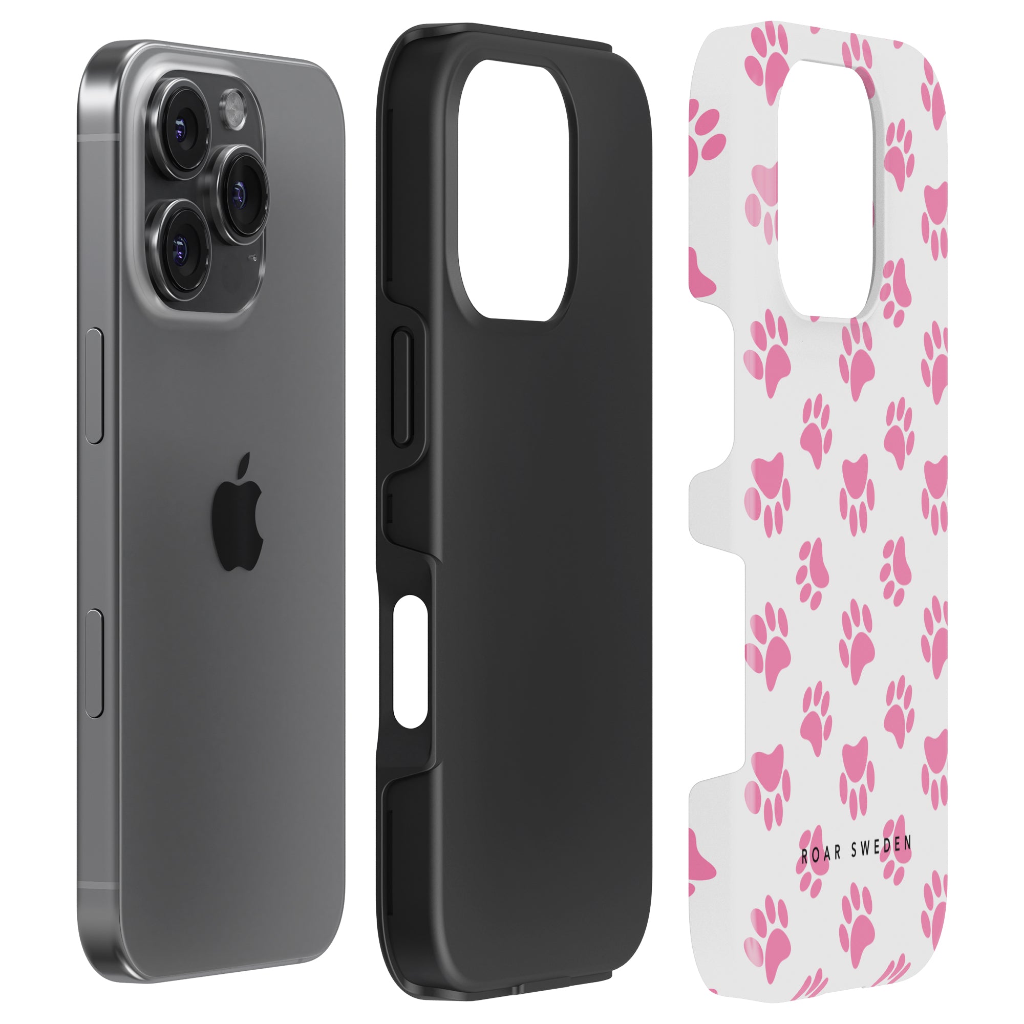 Paws Tough mobilskal – Pink Paws