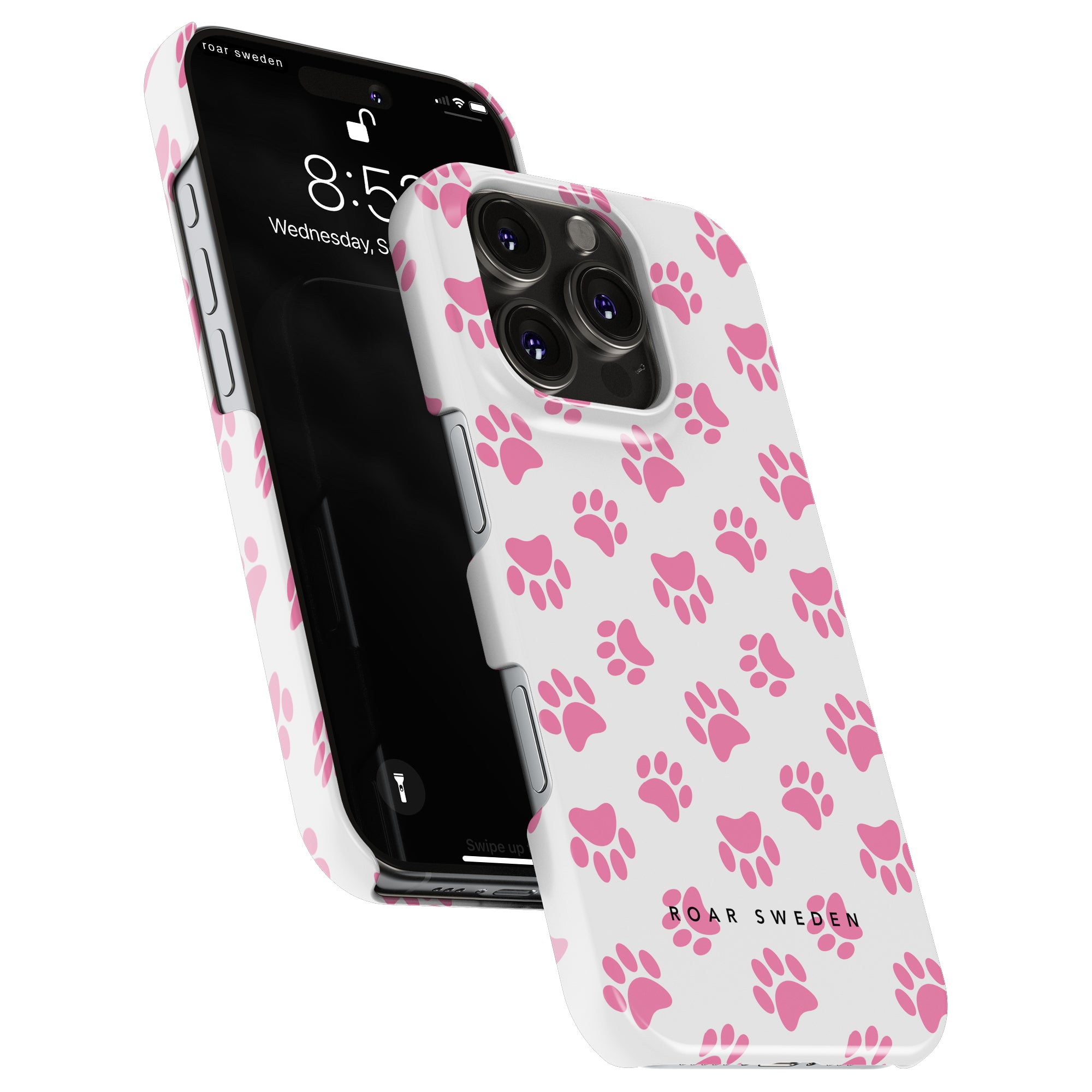Paws Slim mobilskal – Pink Paws