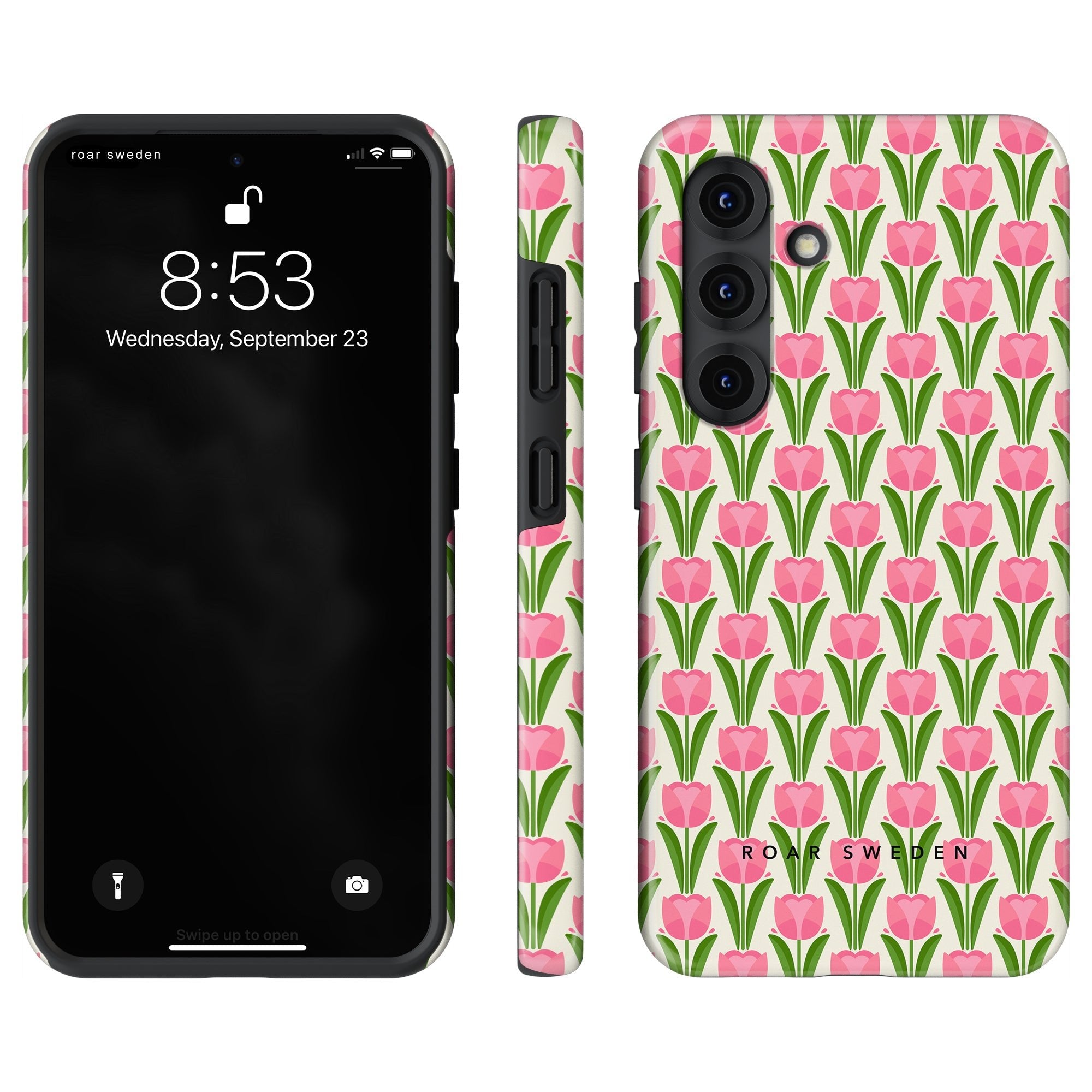 Pink Tulips - Tough Case - Roar Sweden