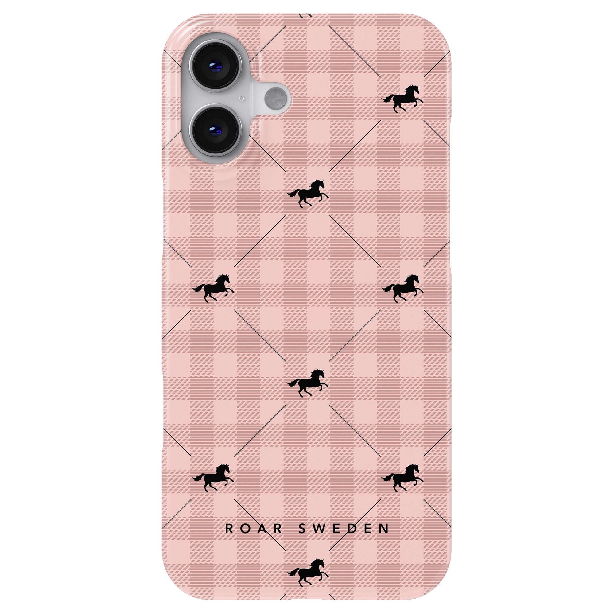 Slim mobilskal – Plaid Horse Rosy
