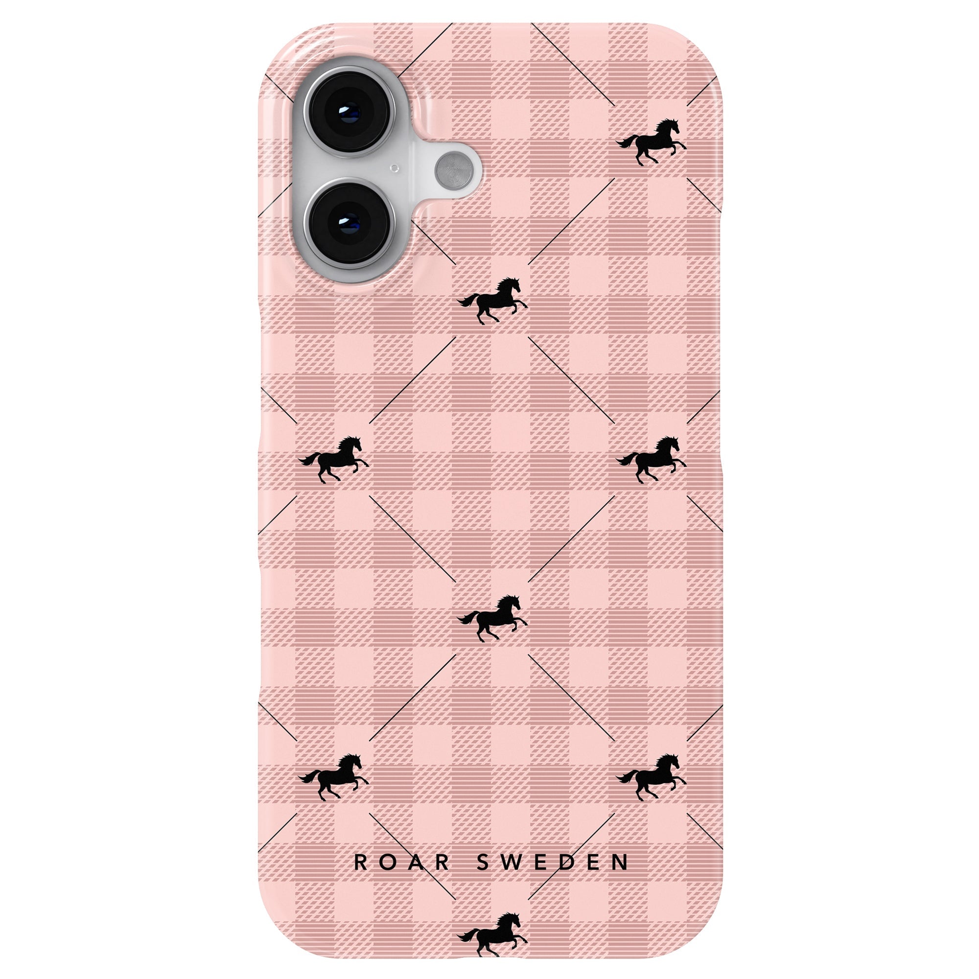 Slim mobilskal – Plaid Horse Rosy