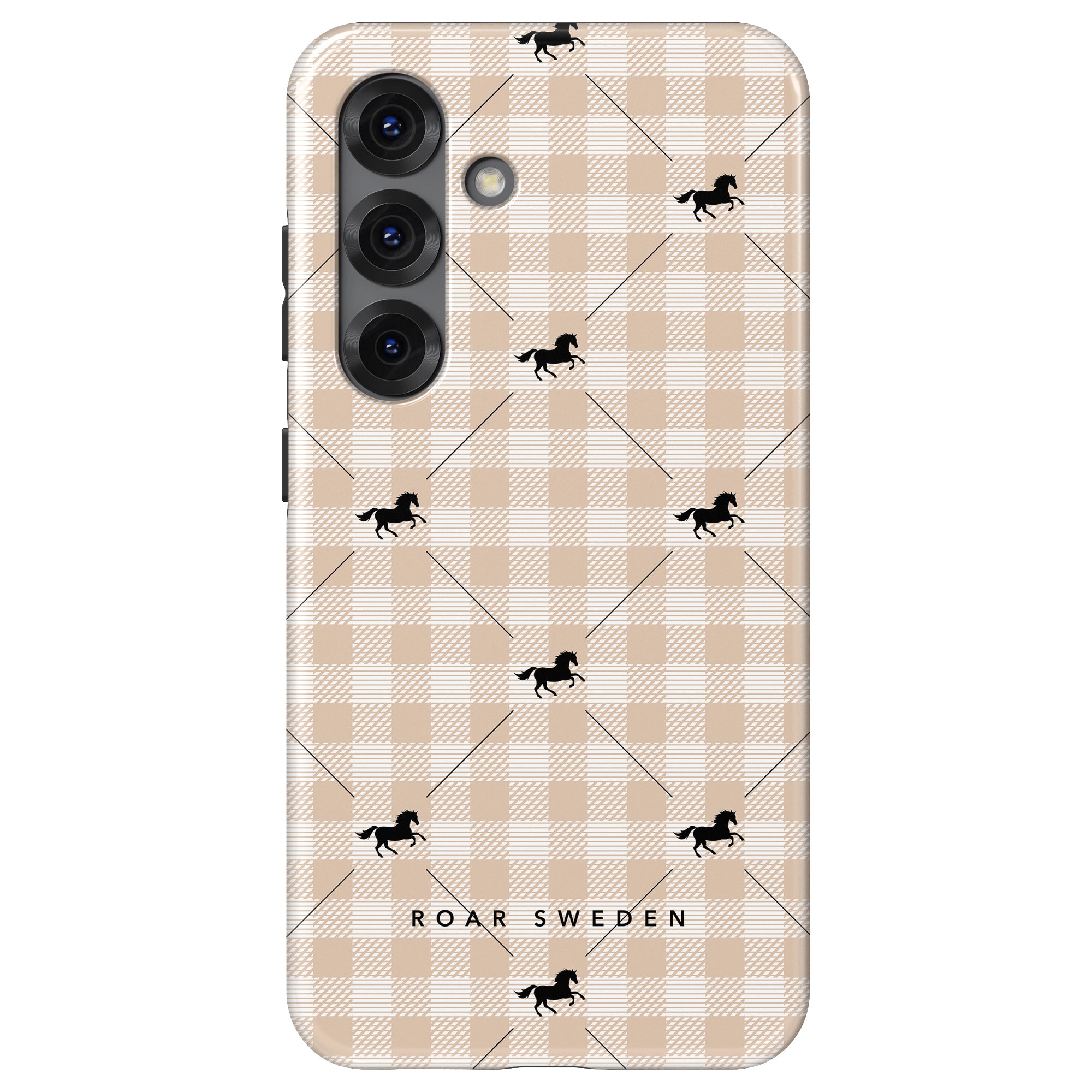 Plaid Horse Beige - Tough Case