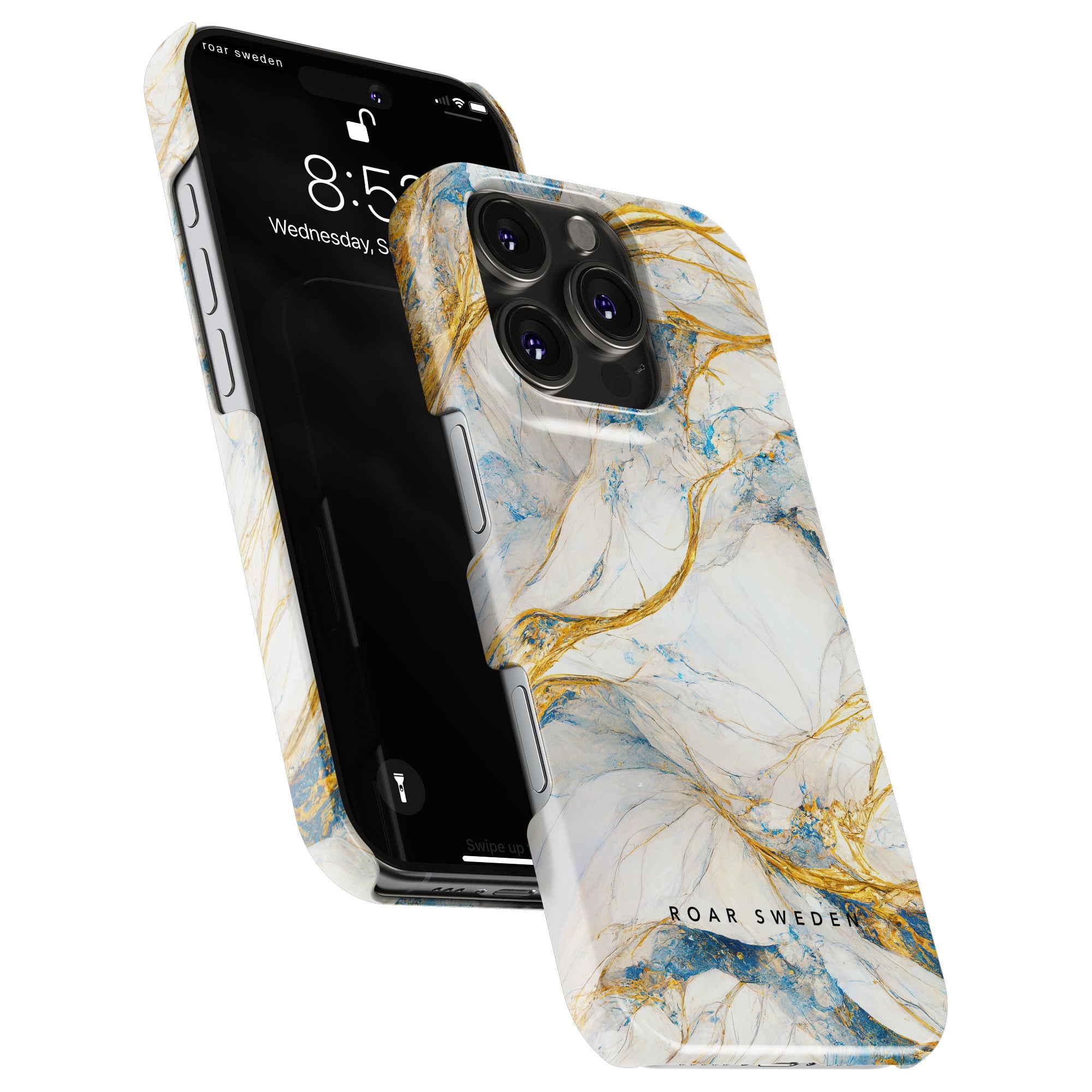 Slim mobilskal – Queen Marble