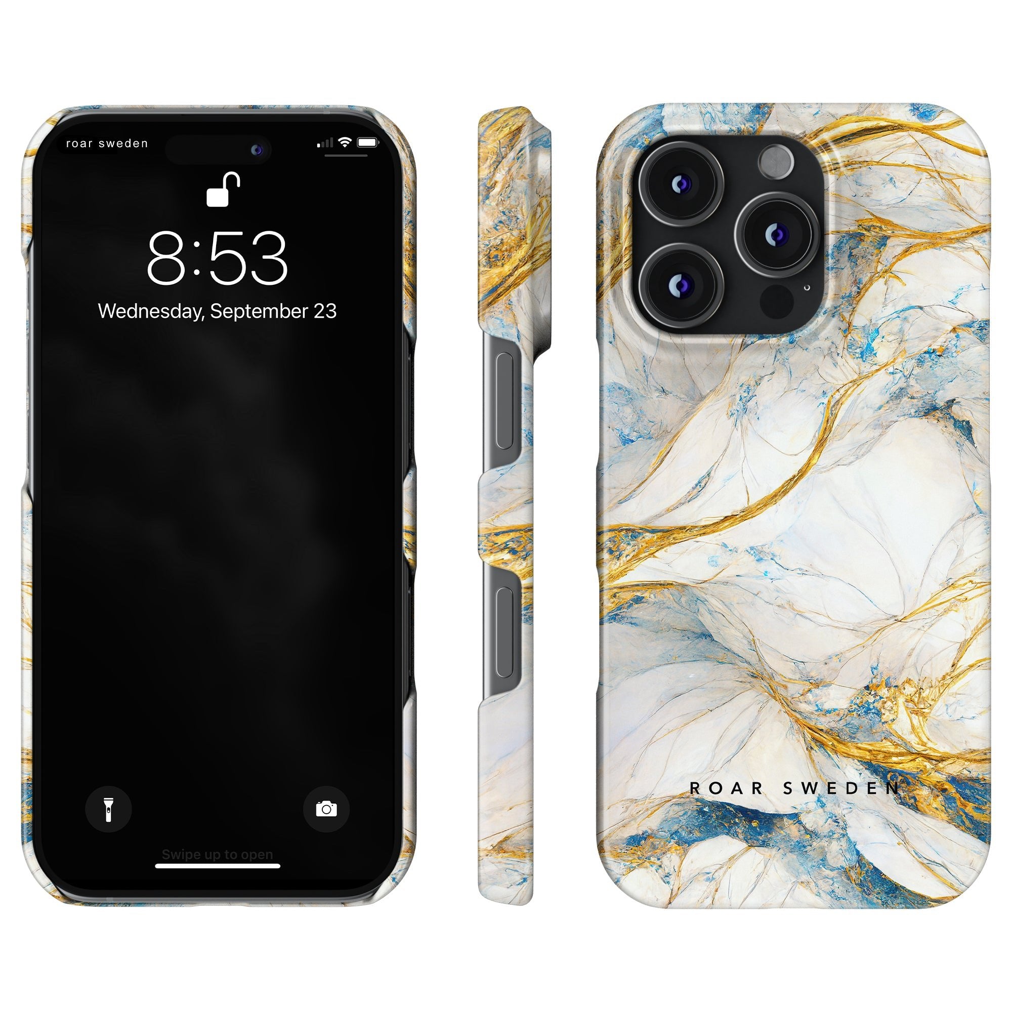 Slim mobilskal – Queen Marble