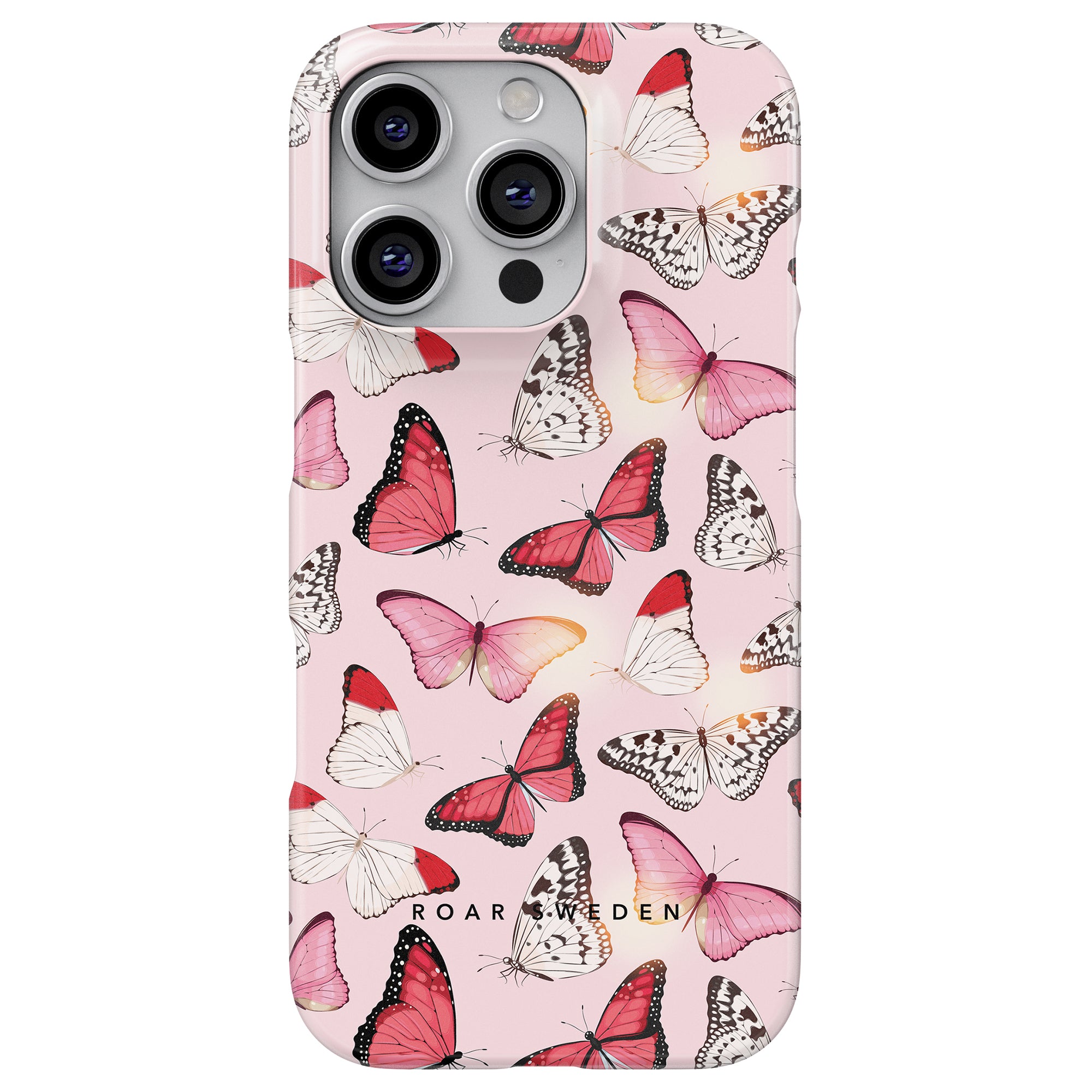 Slim mobilskal – Rosy Butterflies