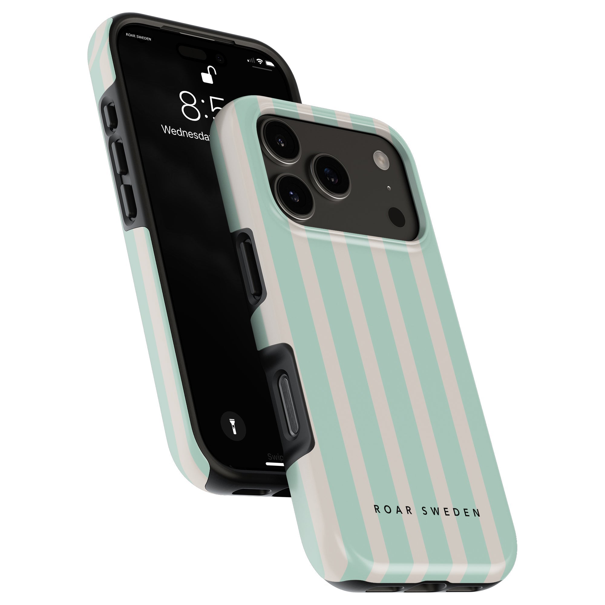 Seafoam Stripes - Tough Case - Roar Sweden