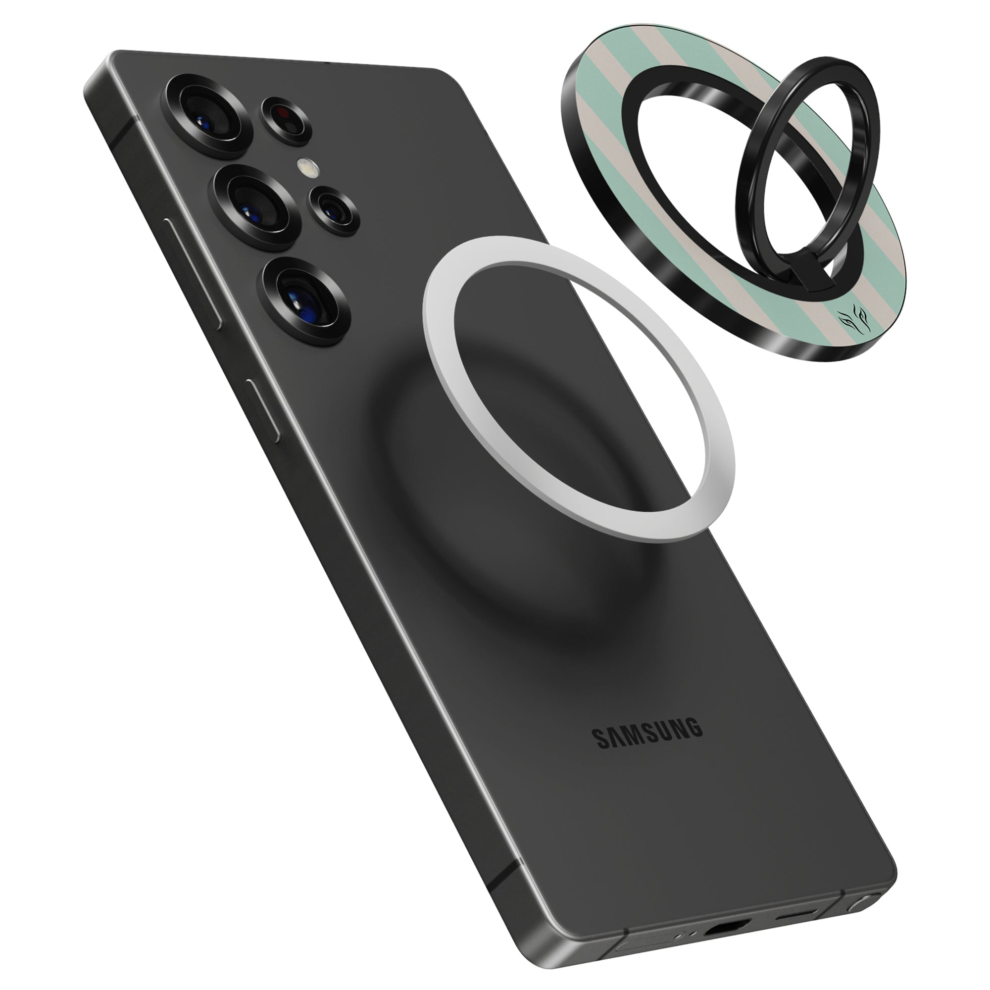 Seafoam Stripes - Mobilring - Roar Sweden