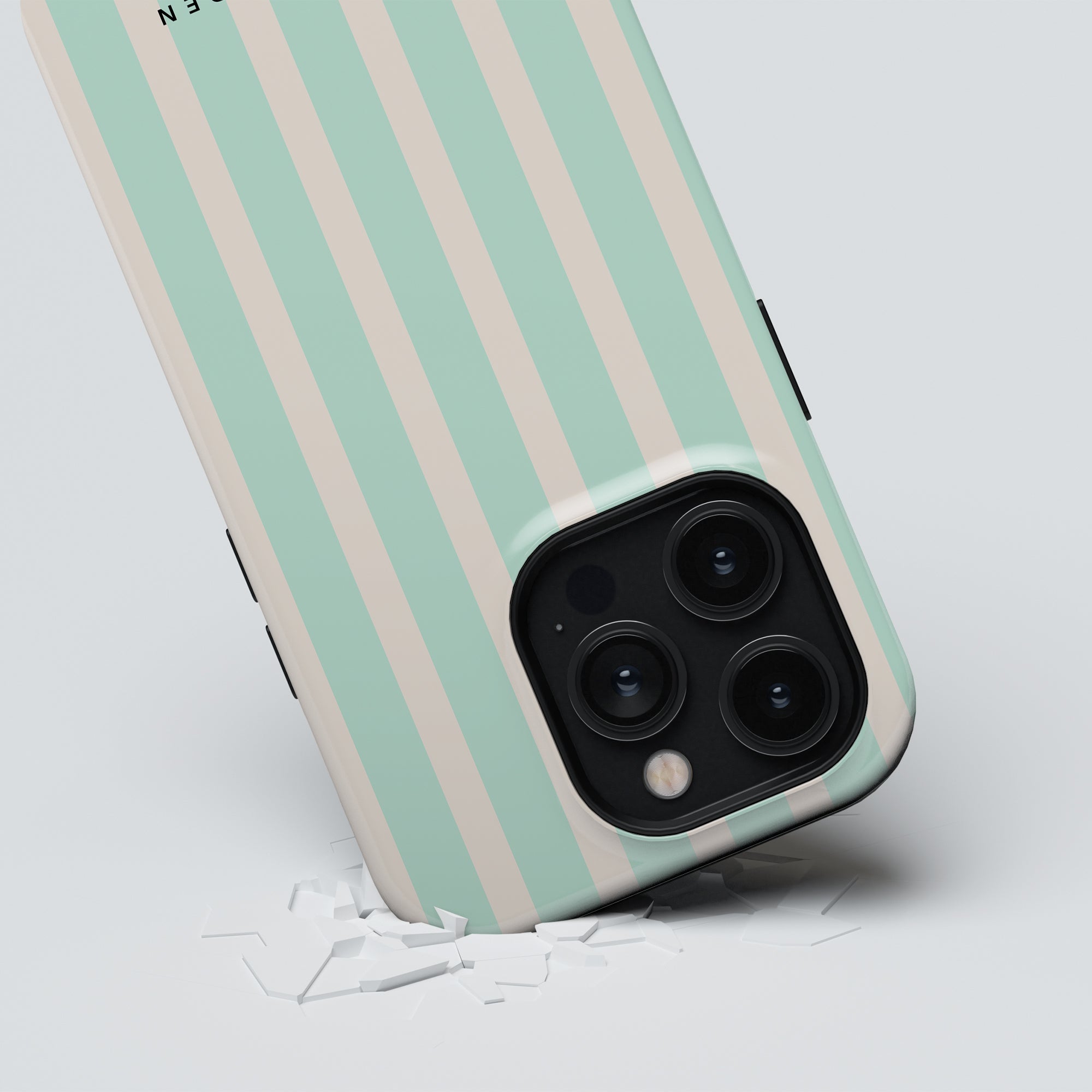 Seafoam Stripes - Magsafe Tough Case - Roar Sweden