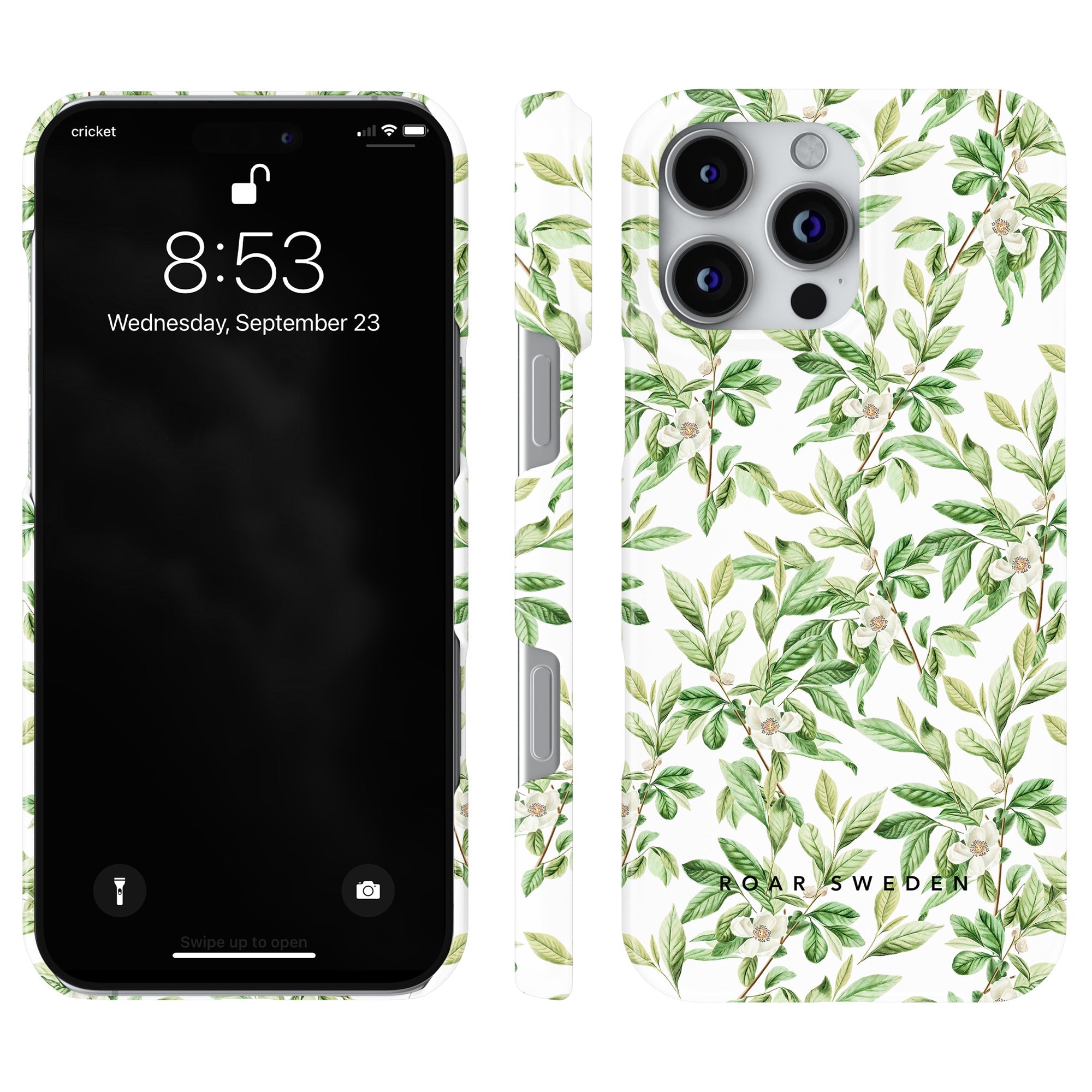 Slim mobilskal – Spring Leaves
