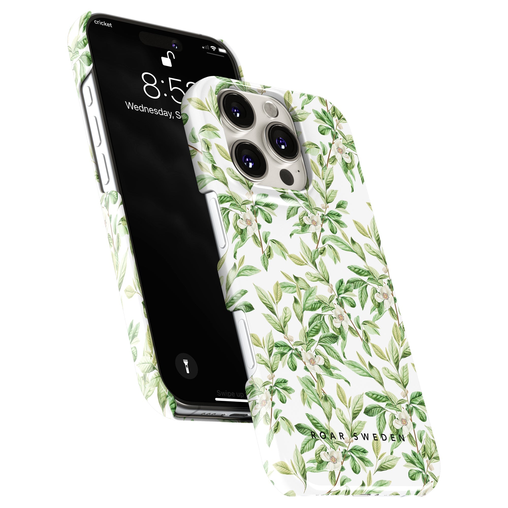 Slim mobilskal – Spring Leaves