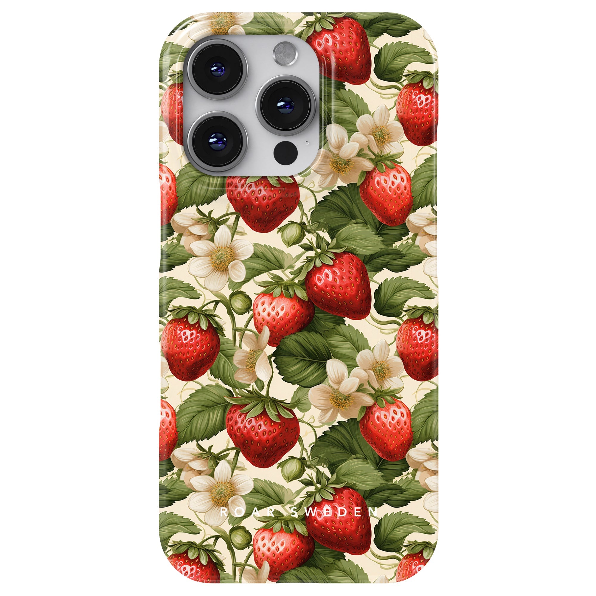 Slim mobilskal – Strawberries
