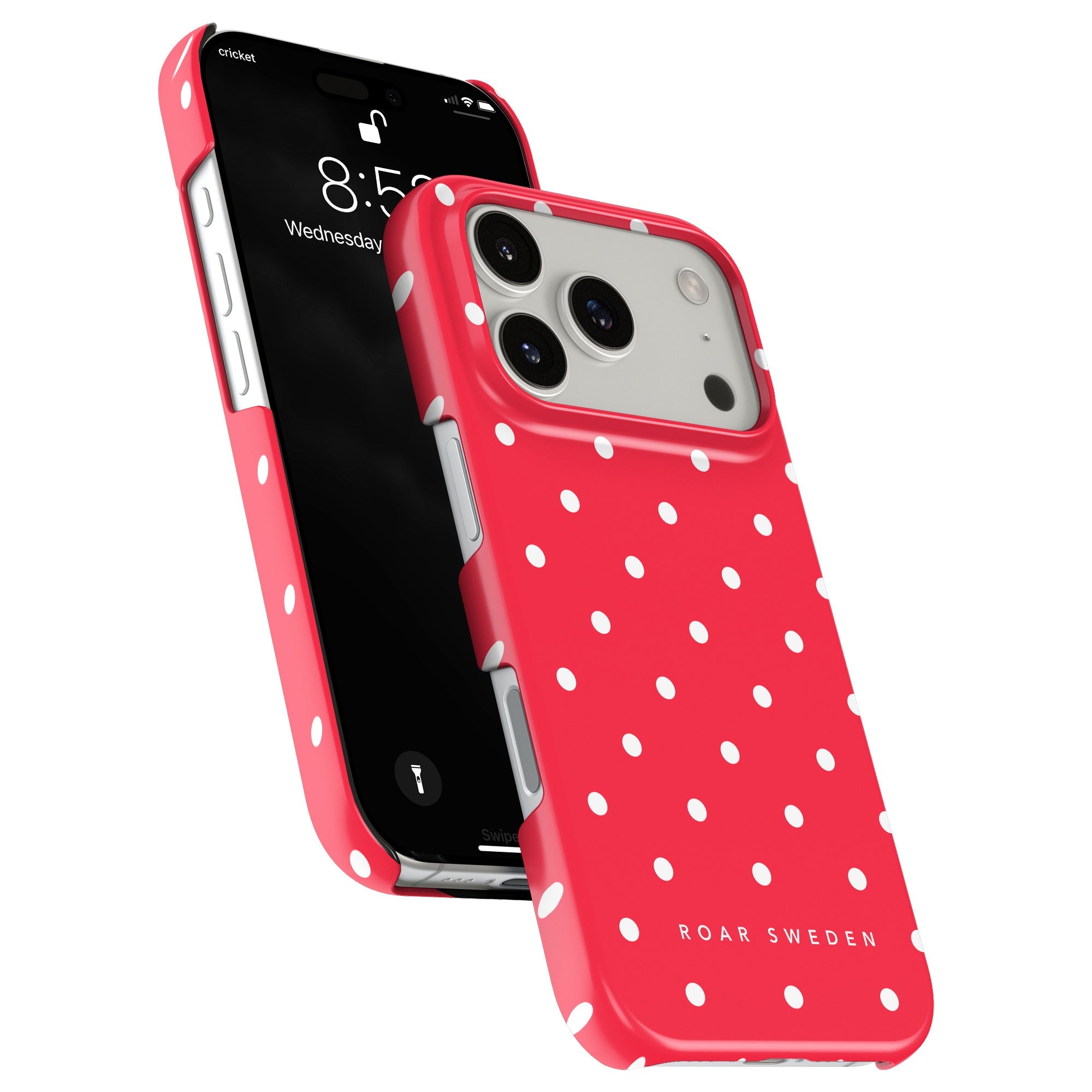 Strawberry Dots - Slim case - Roar Sweden