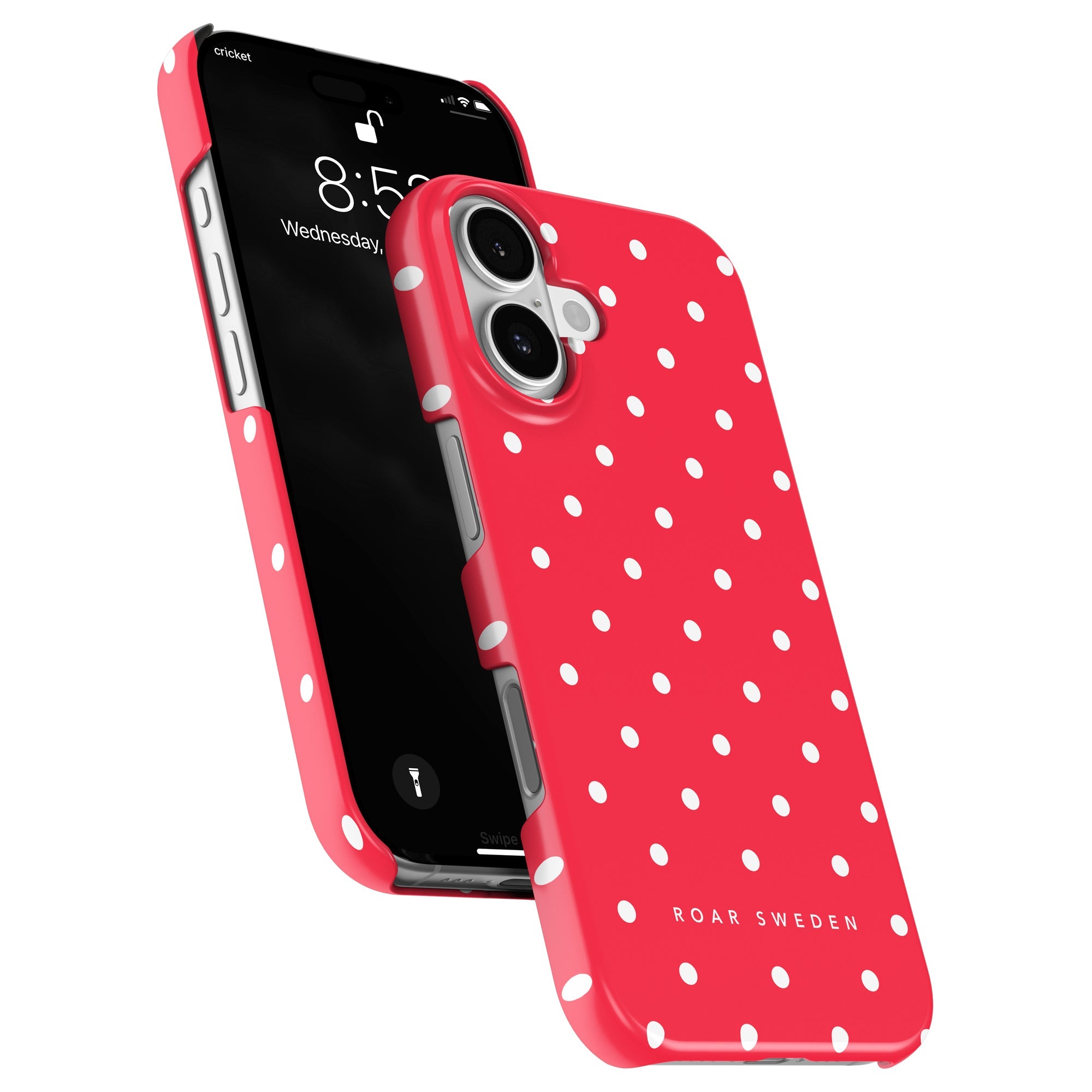 Strawberry Dots - Slim case - Roar Sweden