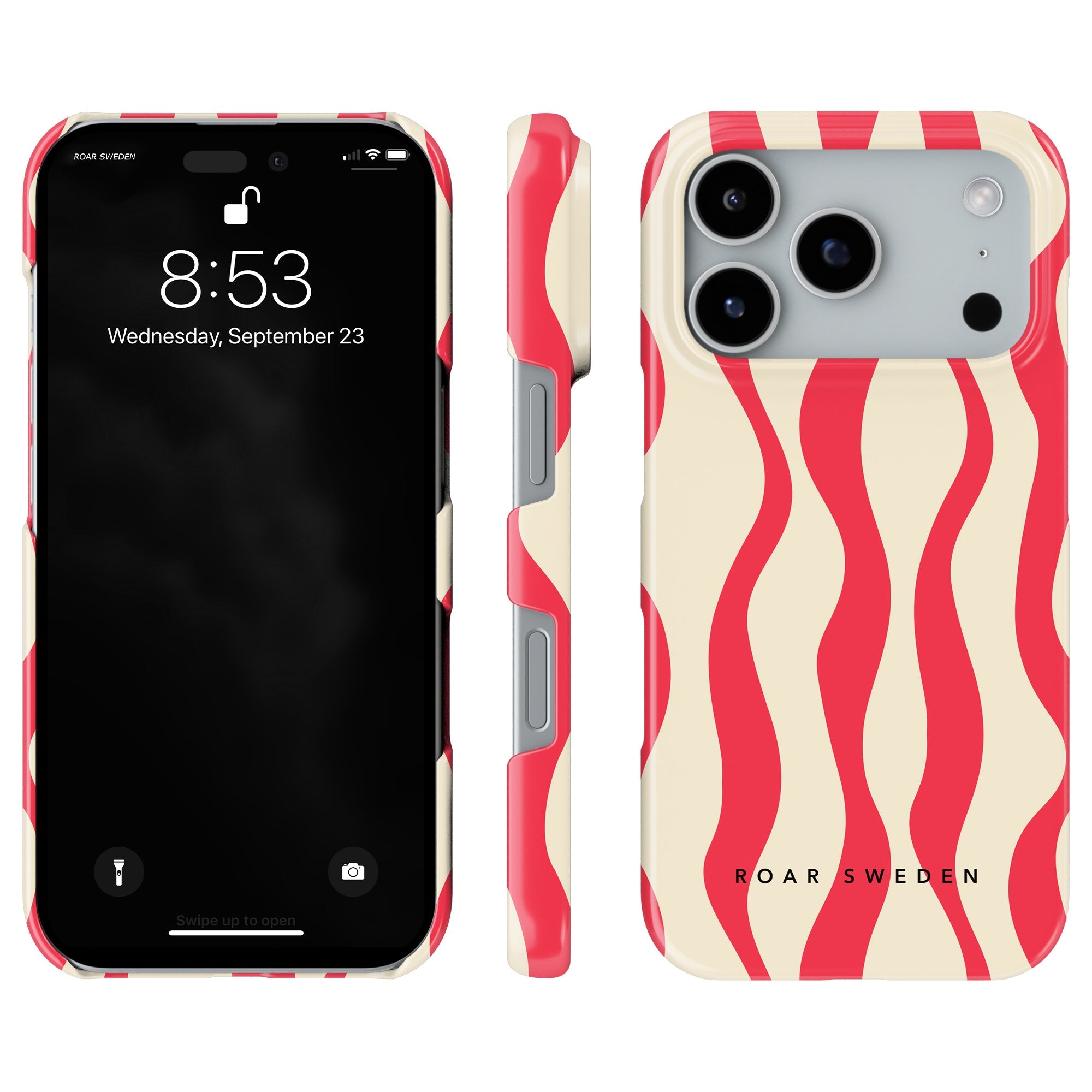 Strawberry Waves - Slim case - Roar Sweden