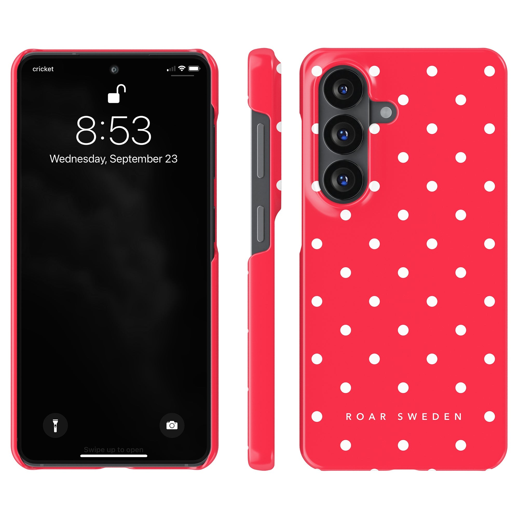 Strawberry Dots - Slim case - Roar Sweden