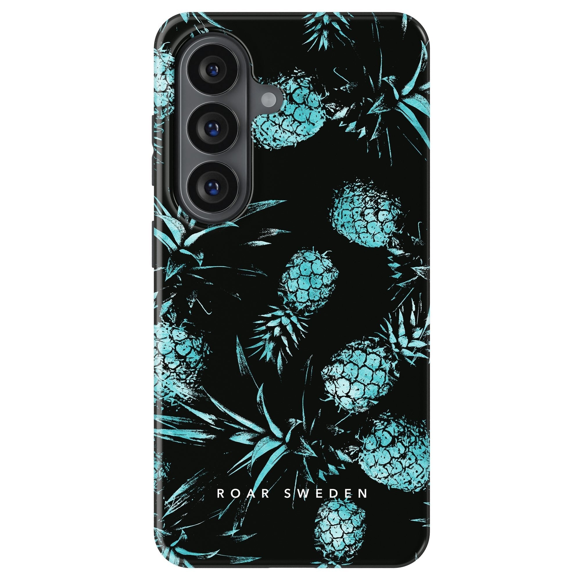 Turquoise Pineapples - Magnetic Tough Phone Case - Roar Sweden