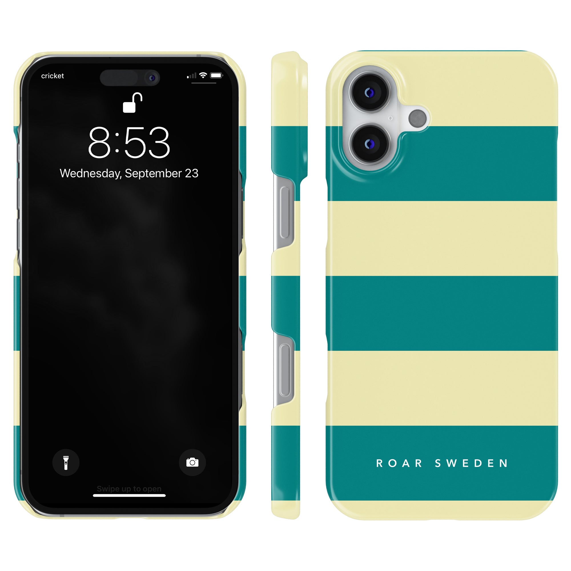 Slim mobilskal – Turtle Stripes