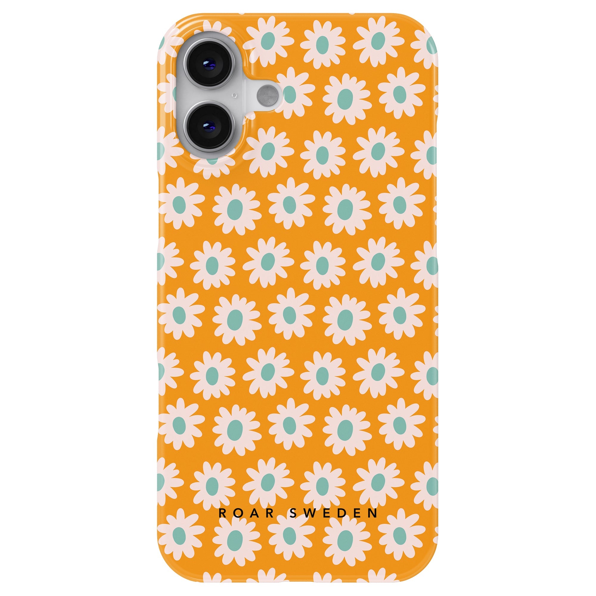 Slim mobilskal – Vårblomma Orange