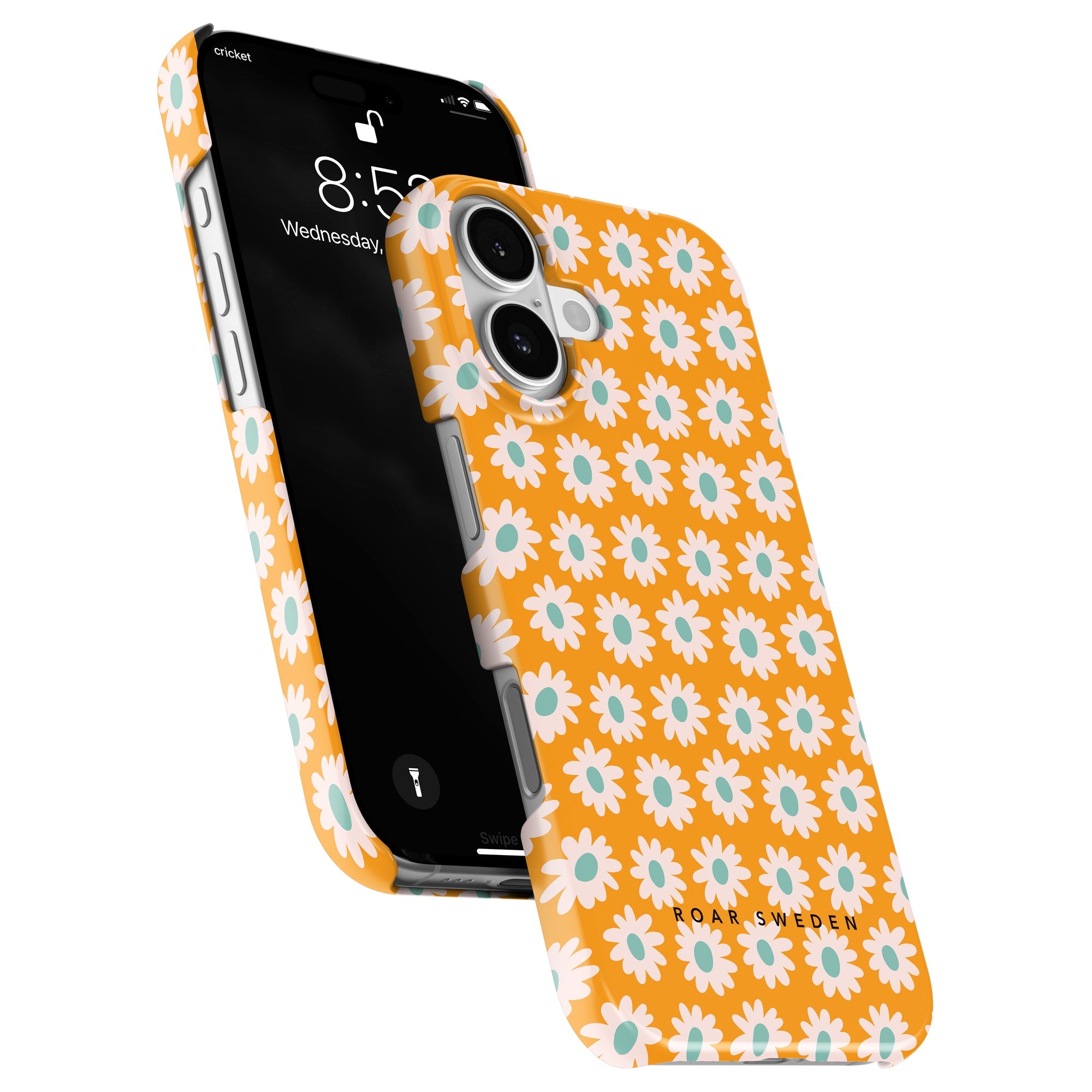 Slim mobilskal – Vårblomma Orange