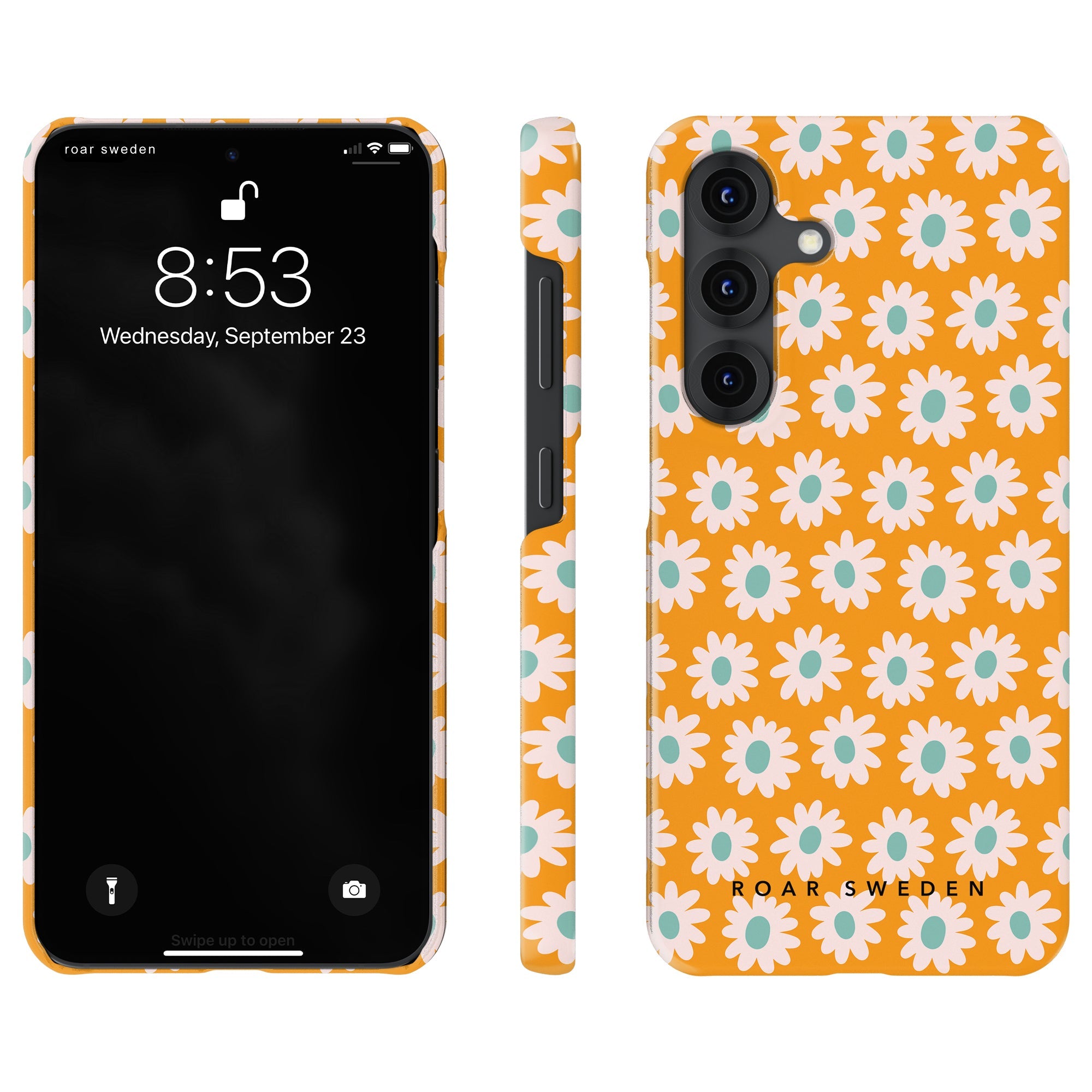 Slim mobilskal – Vårblomma Orange
