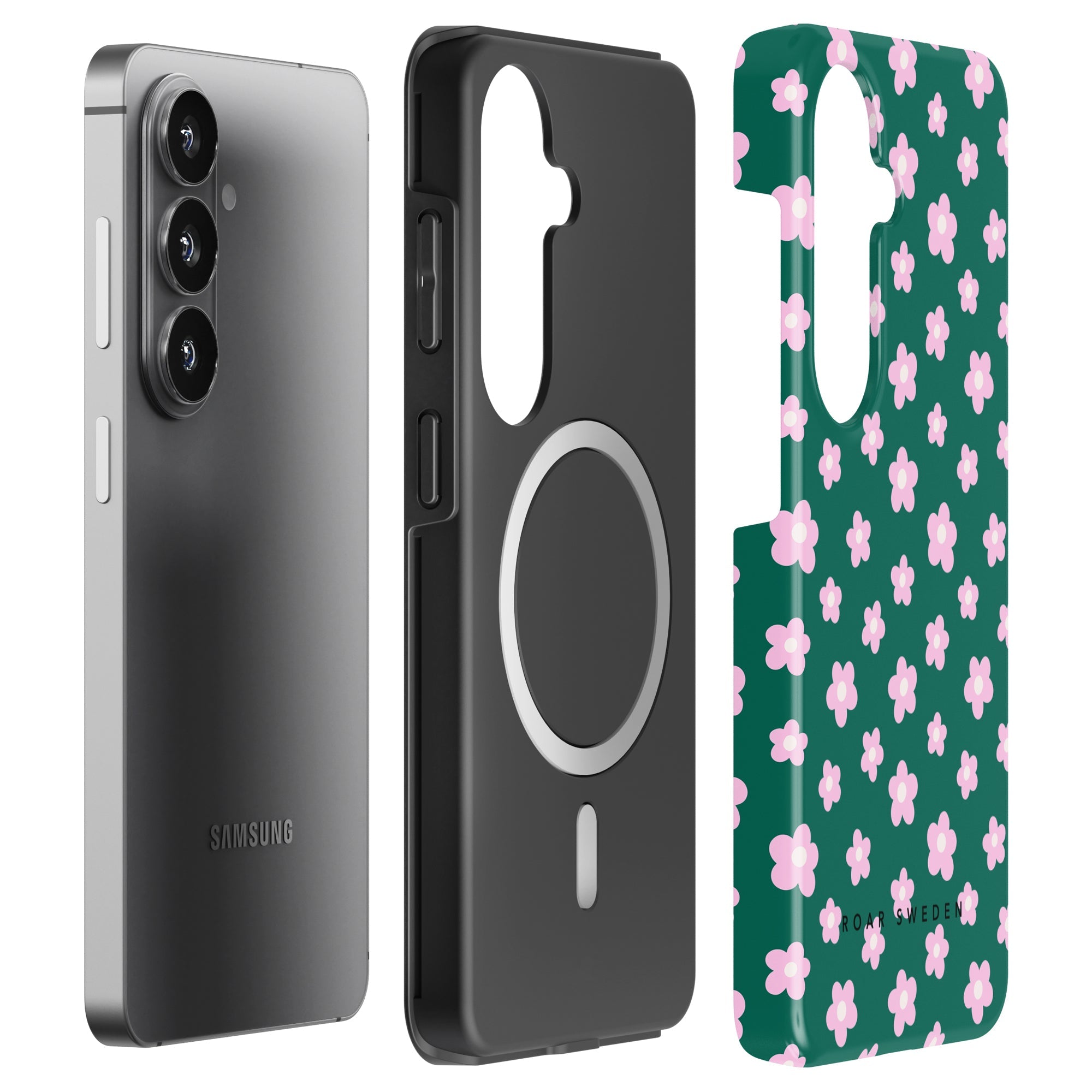 Vårblomma Grön - Magnetic Tough Phone Case - Roar Sweden