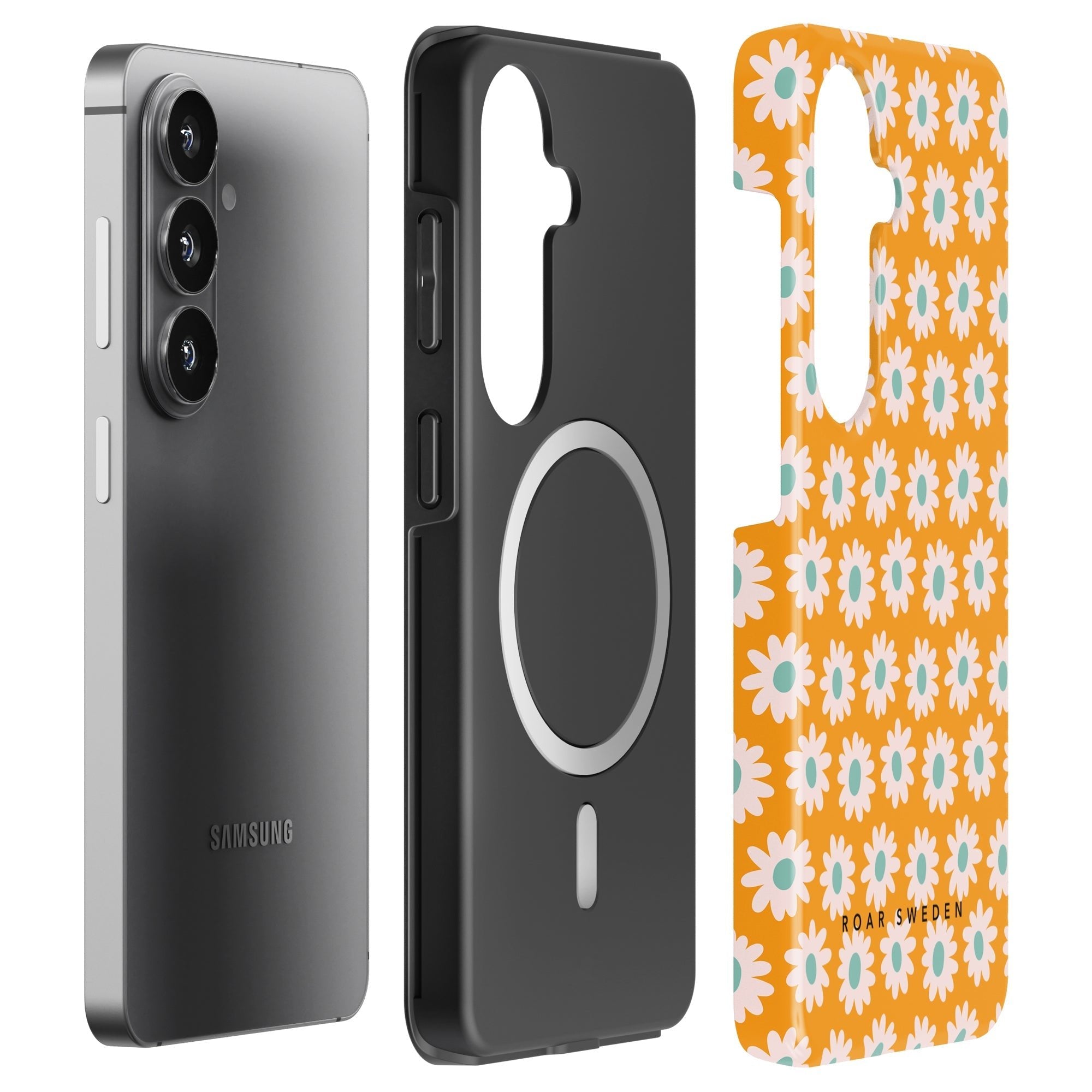 Vårblomma Orange - Magnetic Tough Phone Case - Roar Sweden