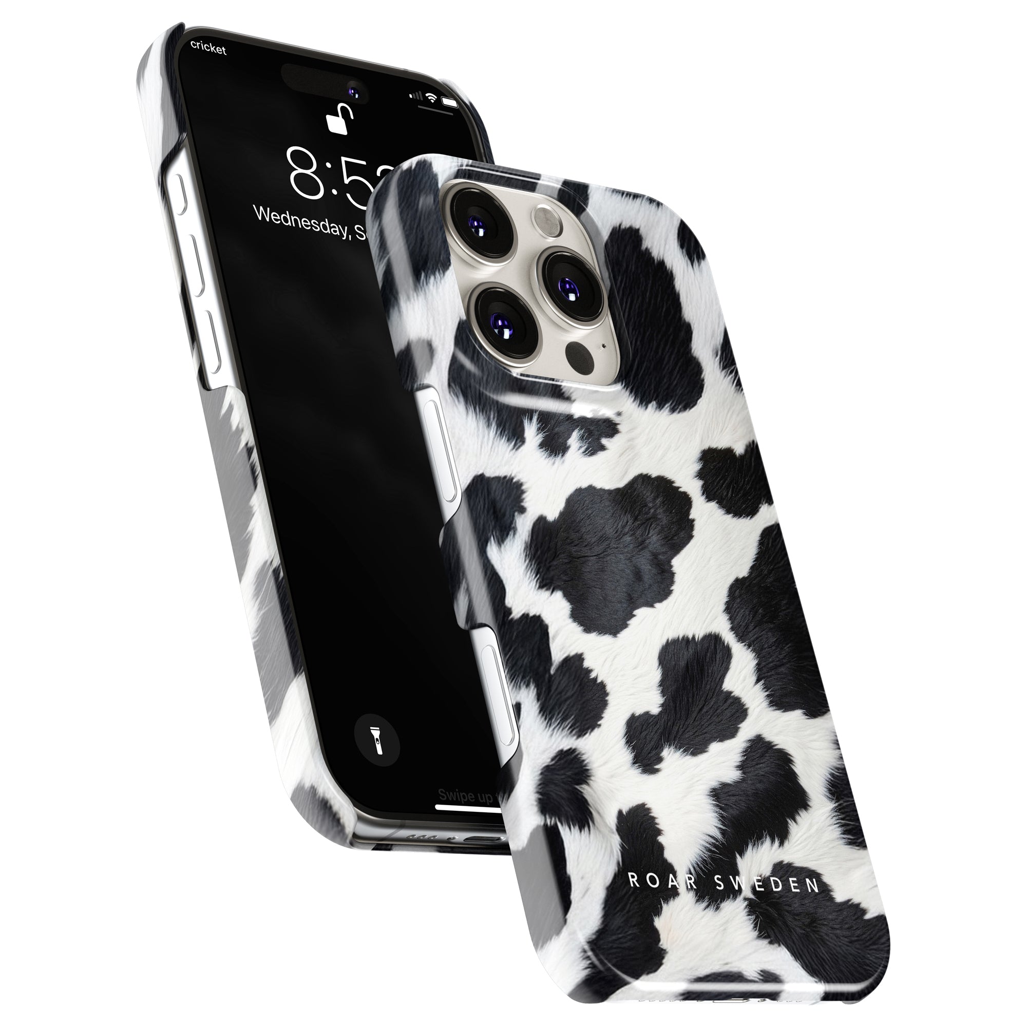 Slim mobilskal – White Cow