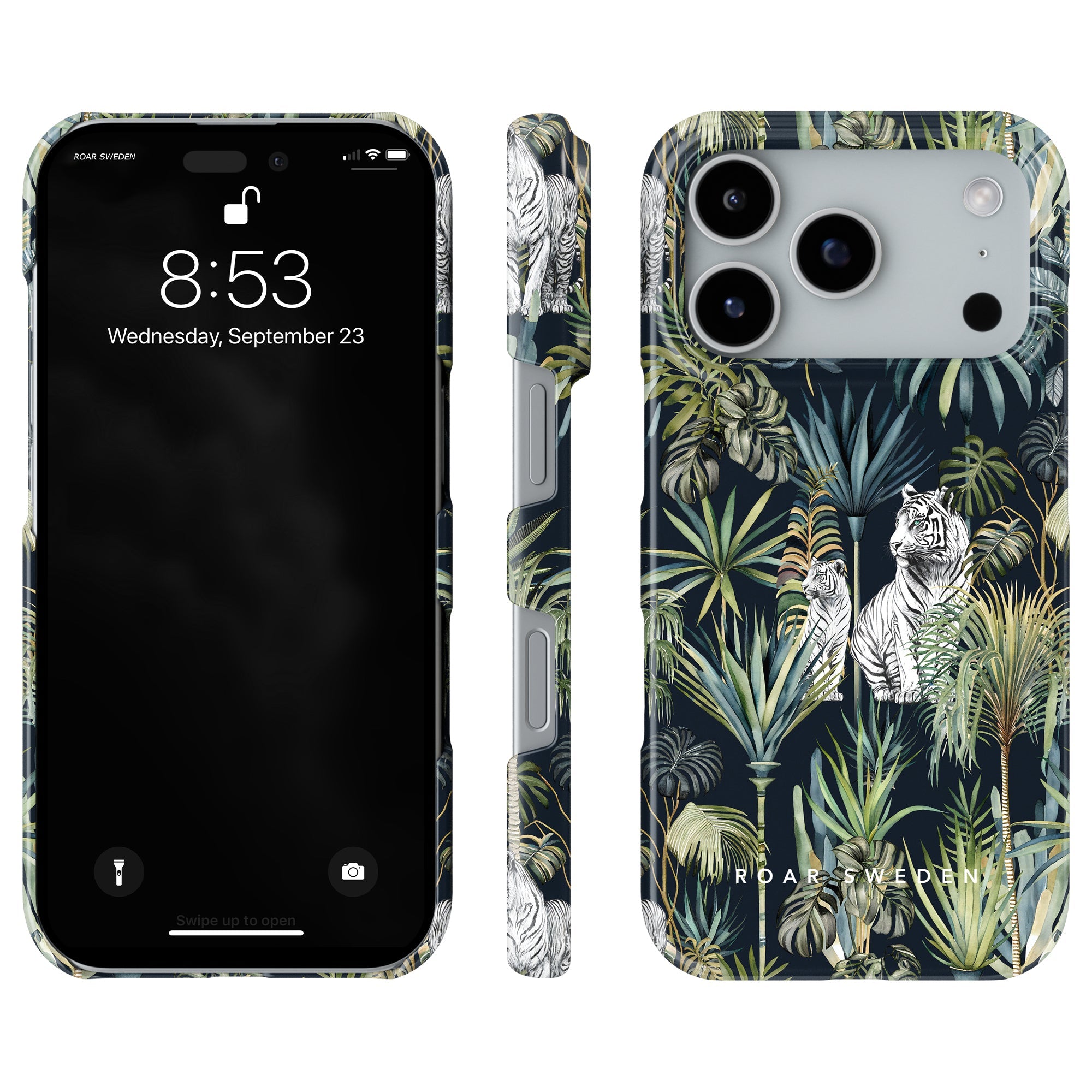 Tiger Slim mobilskal – White Tiger
