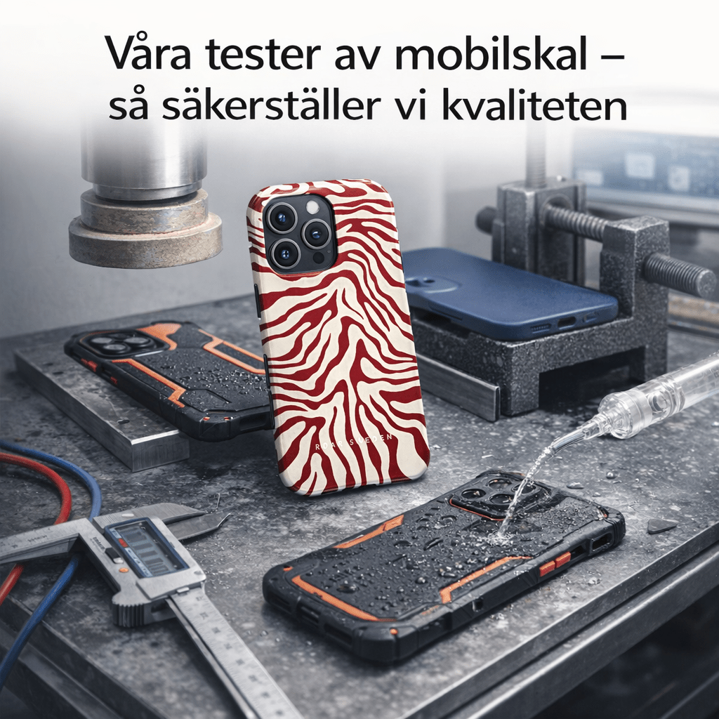 Hur vi testar våra mobilskal på Roar Sweden - Roar Sweden
