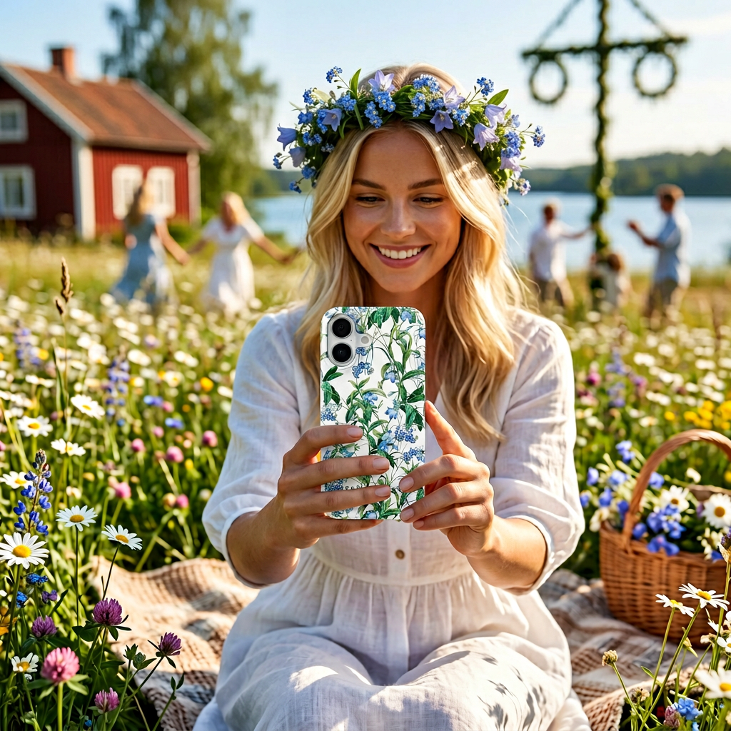 Midsommarskal: mobilskal som matchar krans och sommarlook – guide