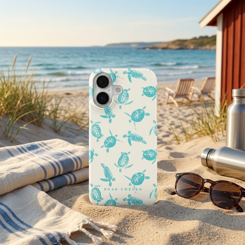 Efter midsommar: mobilskal för resor och strand (checklista)
