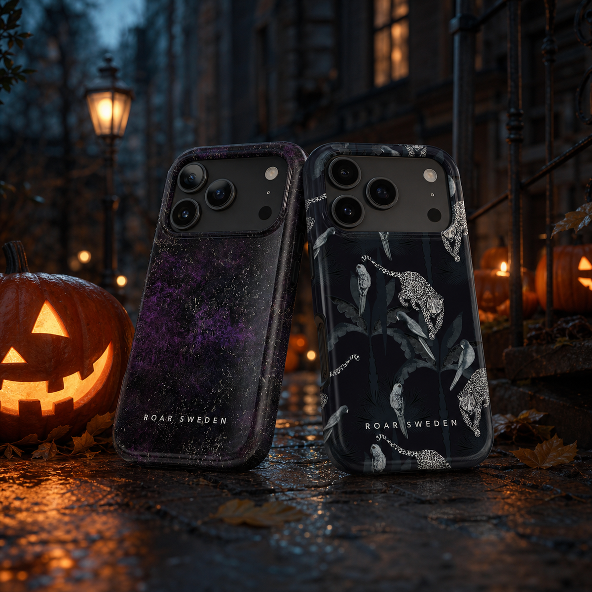 Svarta och mörka mobilskal – så får du en Halloween-look som håller hela hösten