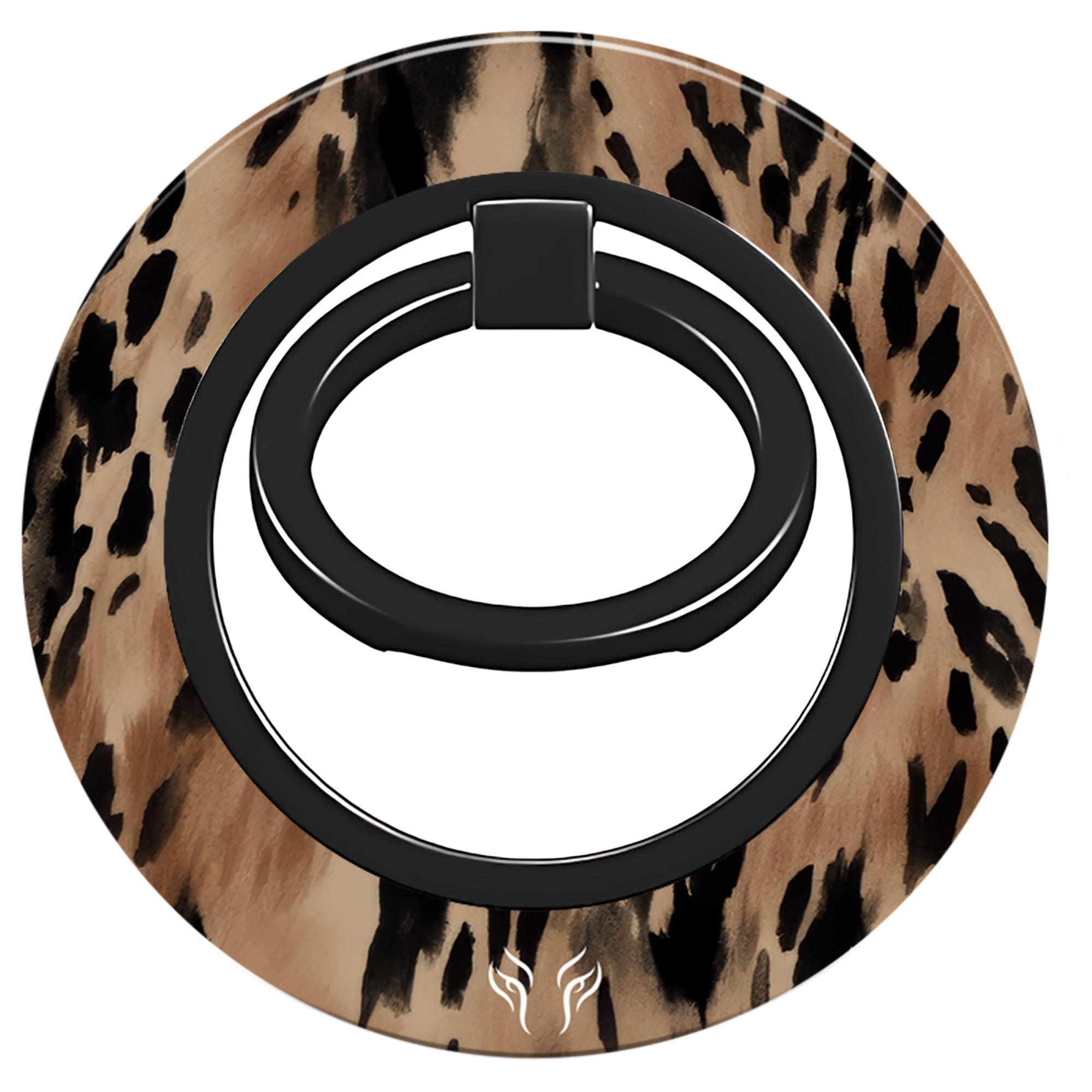Abstract Leopard - Magnetring – magnetring för mobil