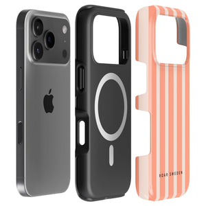 Apricot Stripes - Magsafe Tough Case