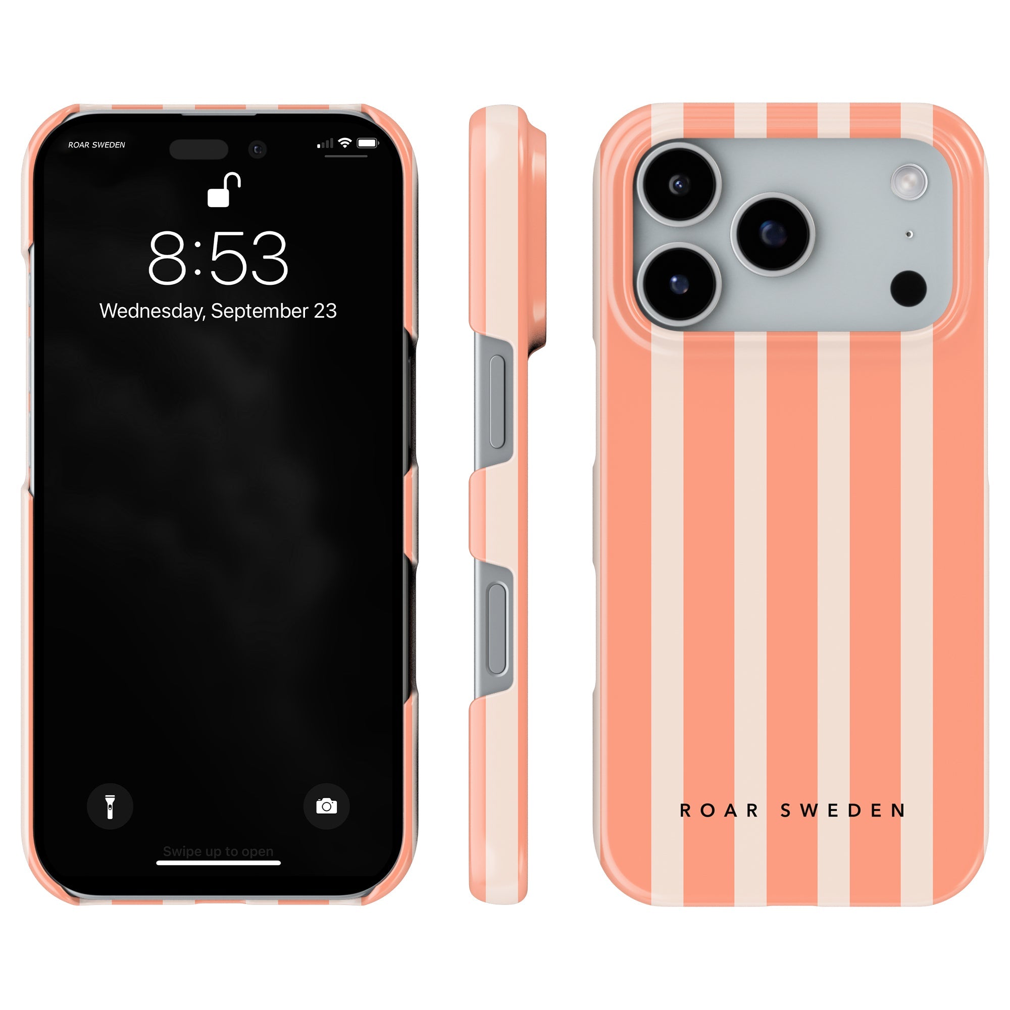 Apricot Stripes - Slim case - Roar Sweden