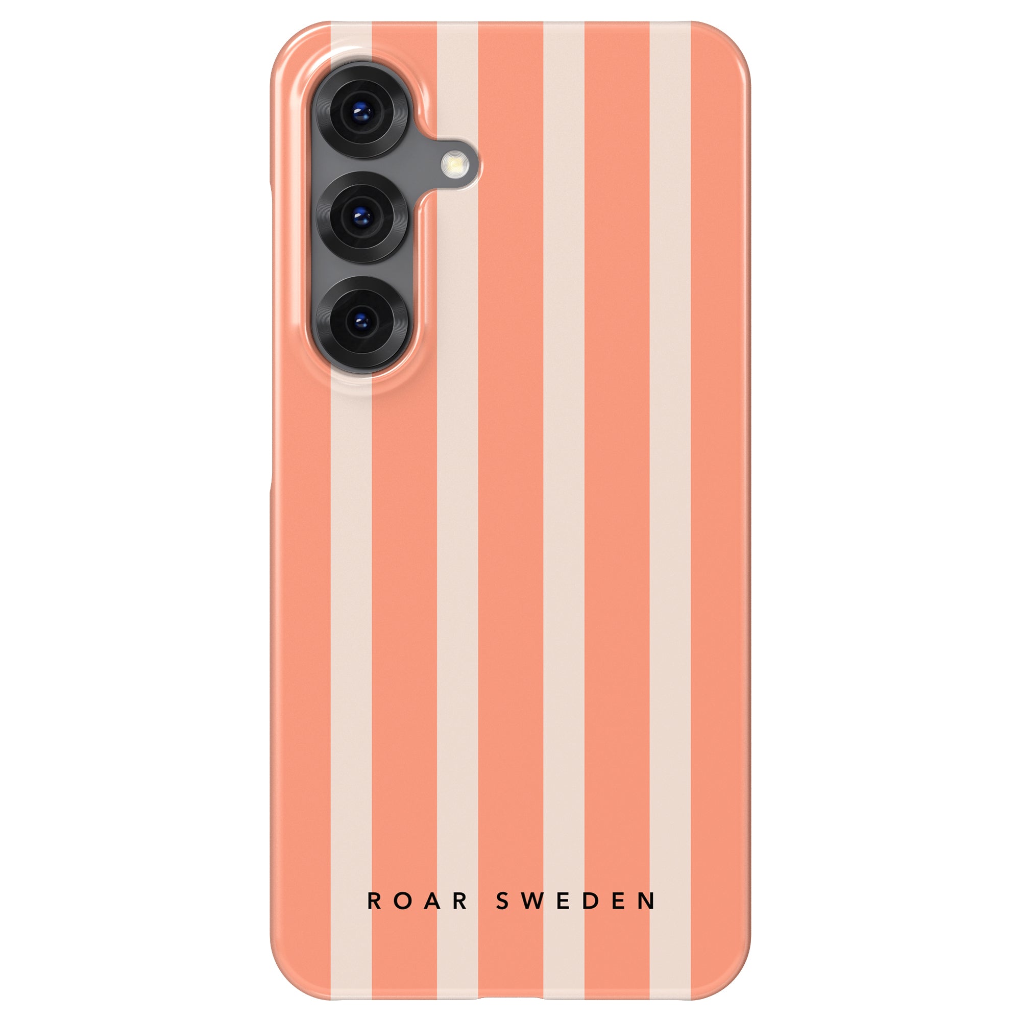 Slim mobilskal – Apricot Stripes