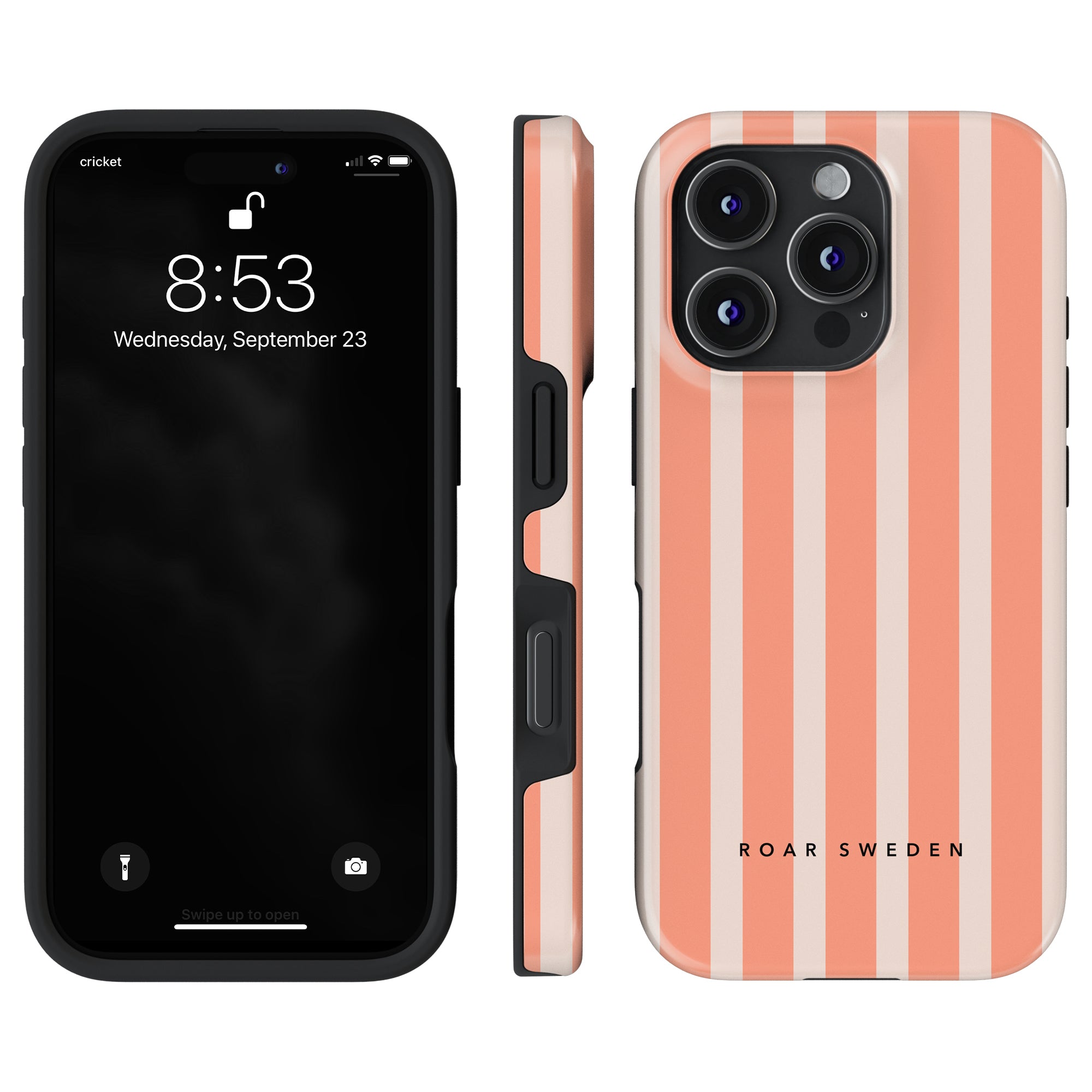 Tough mobilskal - Apricot Stripes