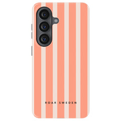 Apricot Stripes - Magnetic Tough Phone Case - Roar Sweden