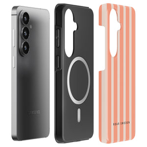 Apricot Stripes - Magnetic Tough Phone Case