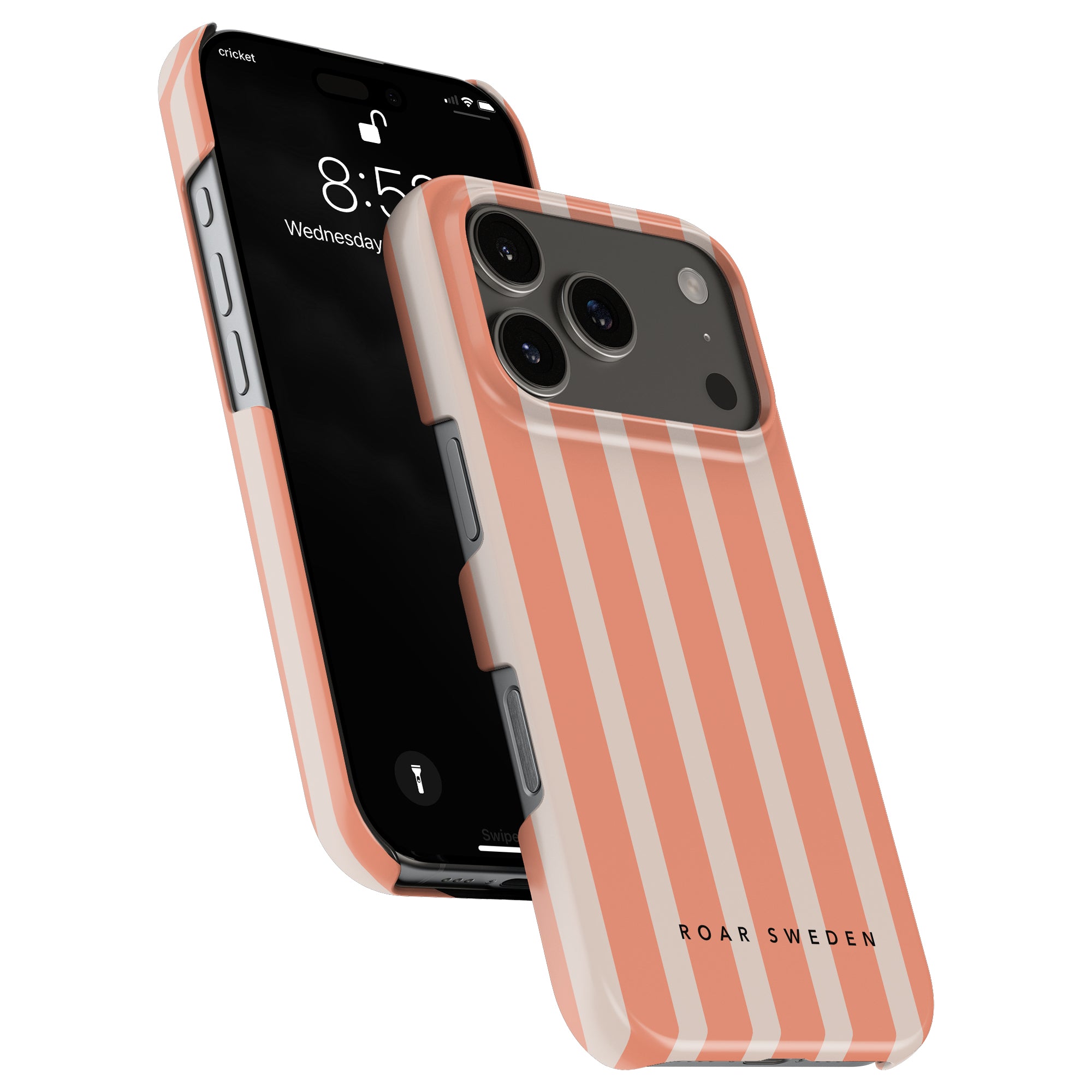 Apricot Stripes - Slim case - Roar Sweden